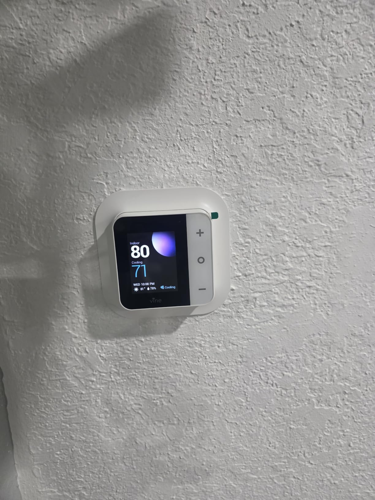 vine Smart Thermostat for House, WiFi Thermostats for Home Compatible with Alexa and Google Assistant, 7day x 8period Programmable, Energy Star Certified, C-Wire Required customer photo 1