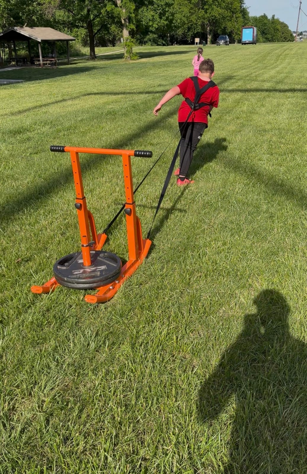 VEVOR Weight Sled,Workout Sled for Push-Pull Running & Strength Training customer photo 2