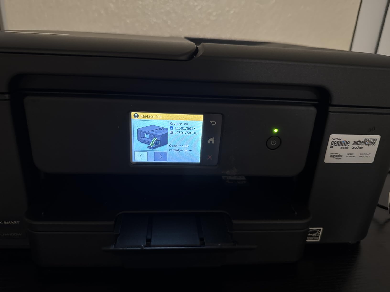 Brother Work Smart 1410 Wireless Color Inkjet All-in-One Printer with 2.7” Touchscreen and Automatic Duplex Printing | Includes Refresh Subscription Trial(1) (MFC-J1410DW) customer photo 2