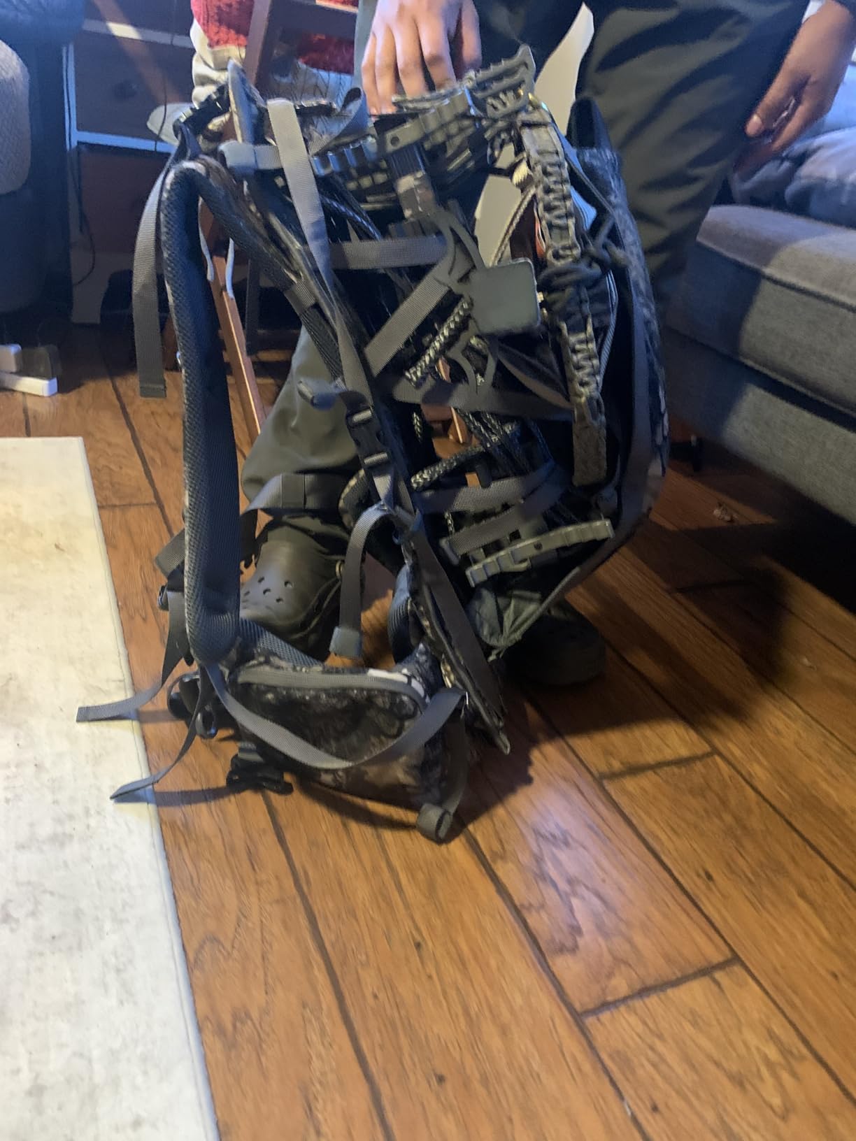 MOXULE Pro 5000 Frame Backpack - Meat Hauler Pack with Rain Cover customer photo 2