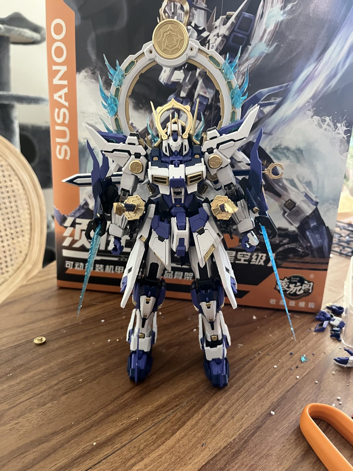 CANG Toys The War of The Realm Gods Fujima Sector SUSANOO Model kit | 1/100, Deluxe Edition Alloy Skeleton - 7.86'', Collection Model Kits, Age 15 and Above customer photo 2