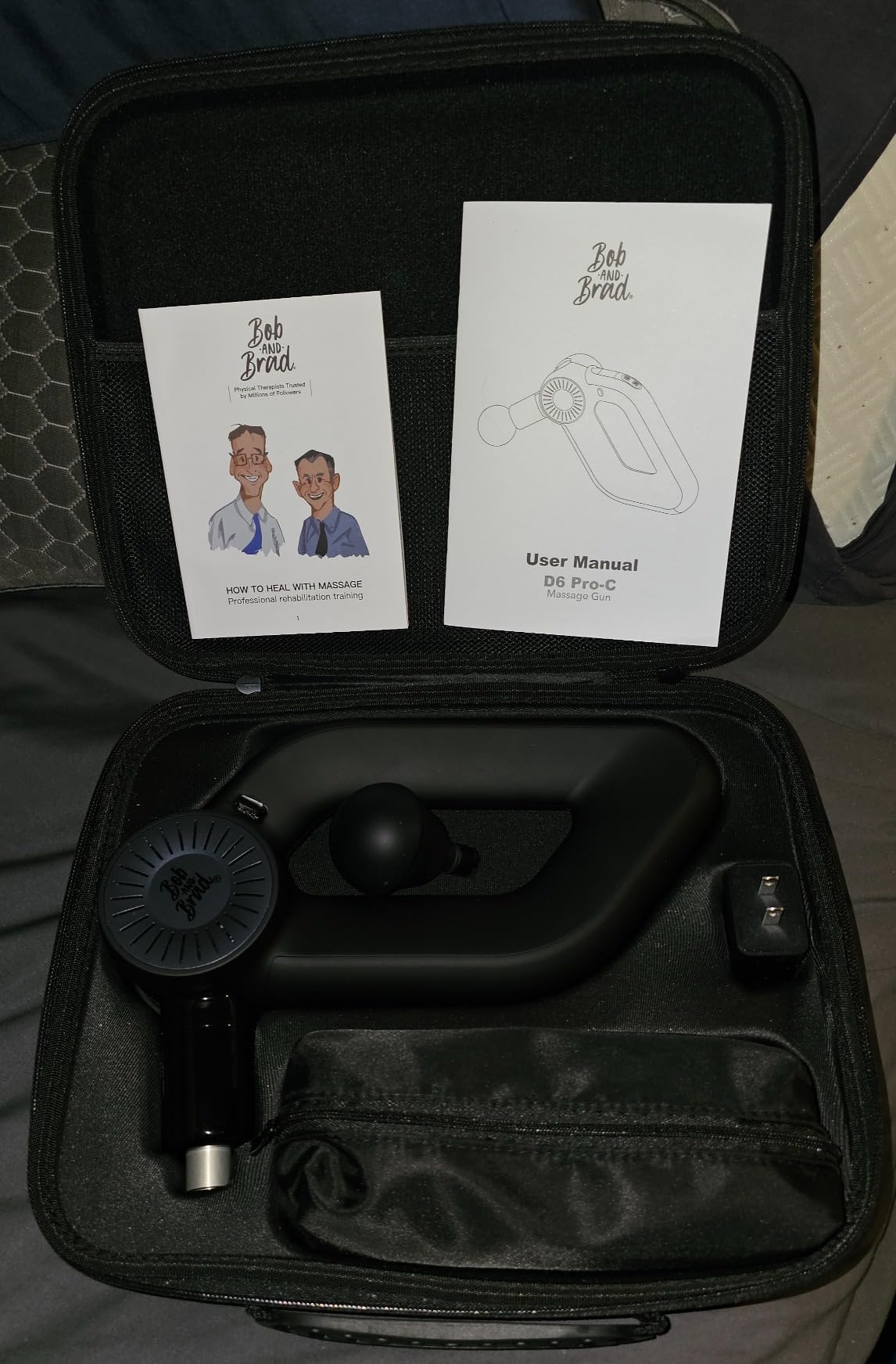 BOB AND BRAD D6 Ultra Massage Gun with Infrared Light, Deep Tissue Percussion with 16mm Amplitude, Professional Muscle Massager for Athletes, Electric Handheld Massager customer photo 1