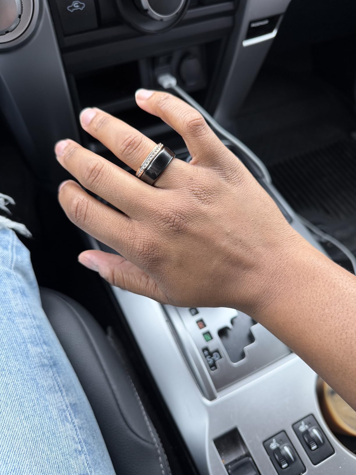 Smart Ring for Women, Health Tracker & 5ATM, COLMI R02. (Rose Gold, 9#) customer photo 2