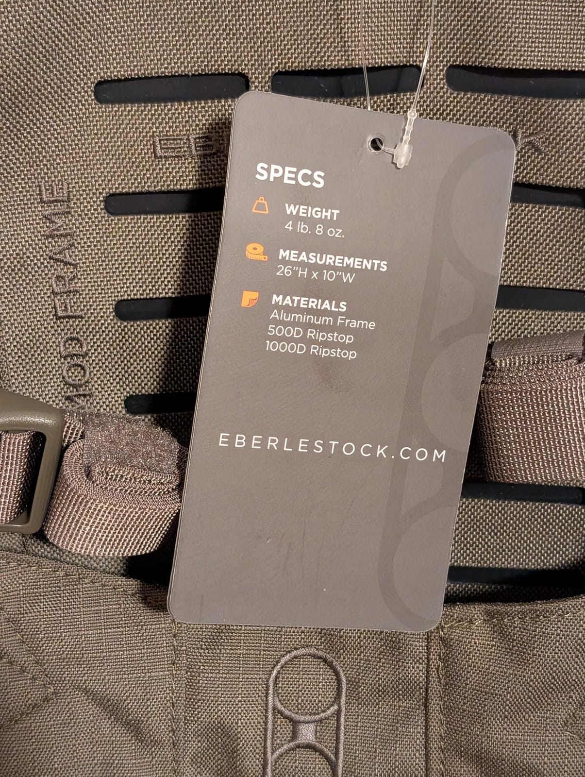 Eberlestock Modframe Hunting Pack Frame - Modular Backpack System customer photo 1