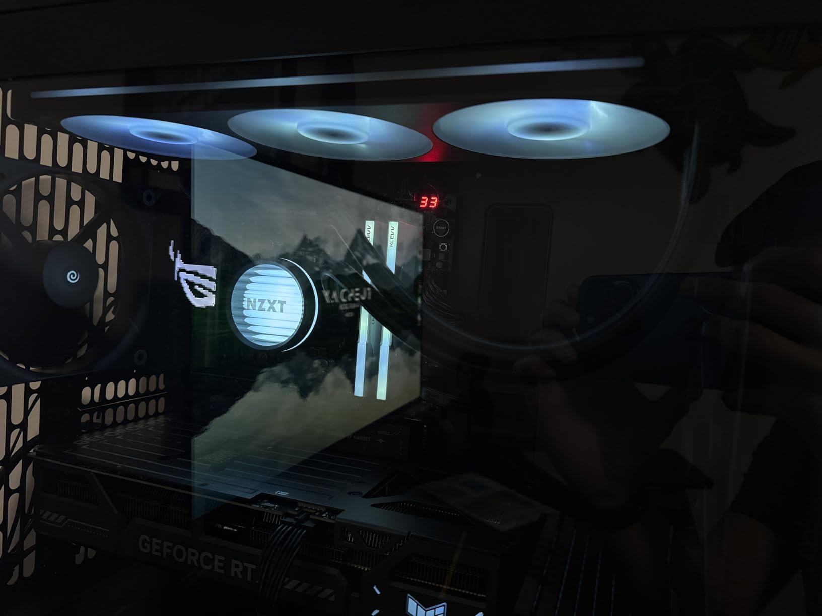 NZXT Kraken Core 360 RGB - 360mm AIO CPU Cooler - Black customer photo 2