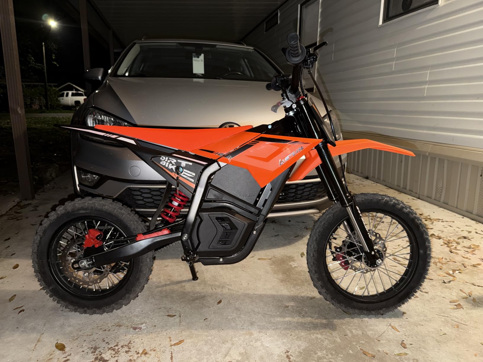 QuietEase Electric Dirt Bike for Adults Teens, 3000W Brushless 220Nm Motor - 45° slope, 38 MPH, 48V/23.4Ah Removable Battery, Dual Hydraulic Brakes & Full Suspension Electric Motorcycle For Age 13+ customer photo 1