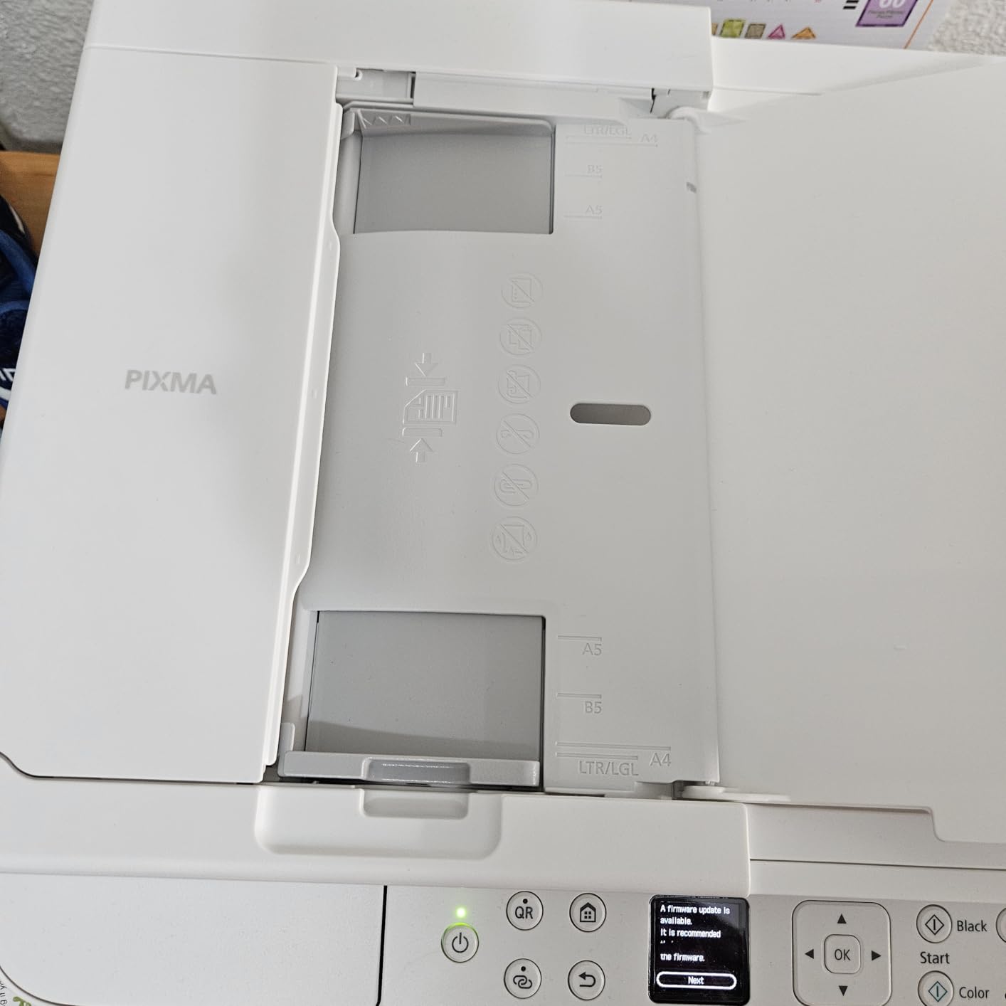 Canon PIXMA TR7120 Wireless Color Inkjet Printer, Duplex Printing, White – Home Printer with Copier/Scanner, Auto Document Feeder, Compact Design, Intuitive Control Panel customer photo 1