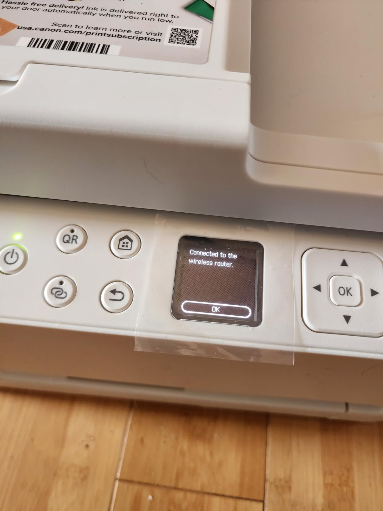 Canon PIXMA TR7120 Wireless Color Inkjet Printer, Duplex Printing, White – Home Printer with Copier/Scanner, Auto Document Feeder, Compact Design, Intuitive Control Panel customer photo 2