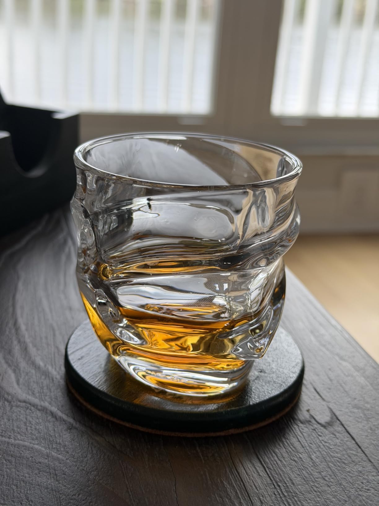 TSUKIGLASS Storm Crystal Cocktail Whiskey Glasses Set of 2, Gifts for Men | Japanese Old Fashioned Rocks Tumblers, 8.45oz, Bourbon & Scotch glasses, Lead-Free Crystal, Gift-Ready Box customer photo 2
