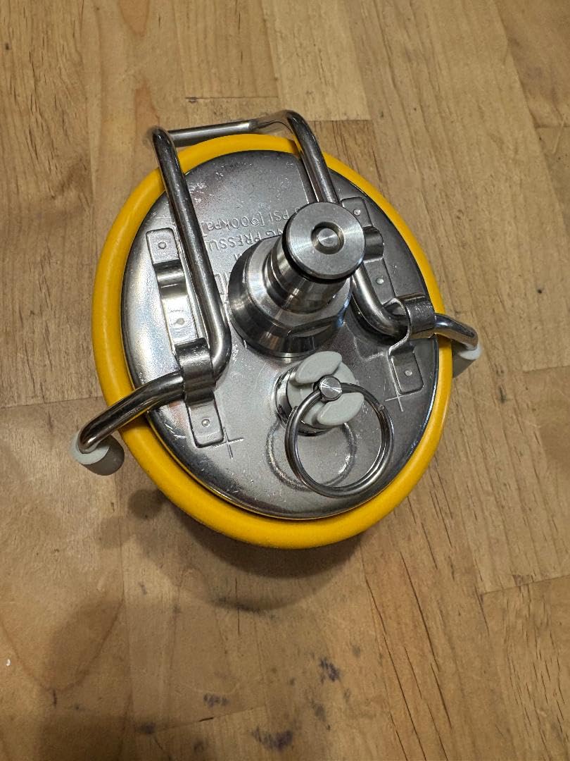 Stainless Steel Keg Lid for Cornelius Corny Kegs, Compatible with KL10955, for Soda and Home Brew customer photo 2