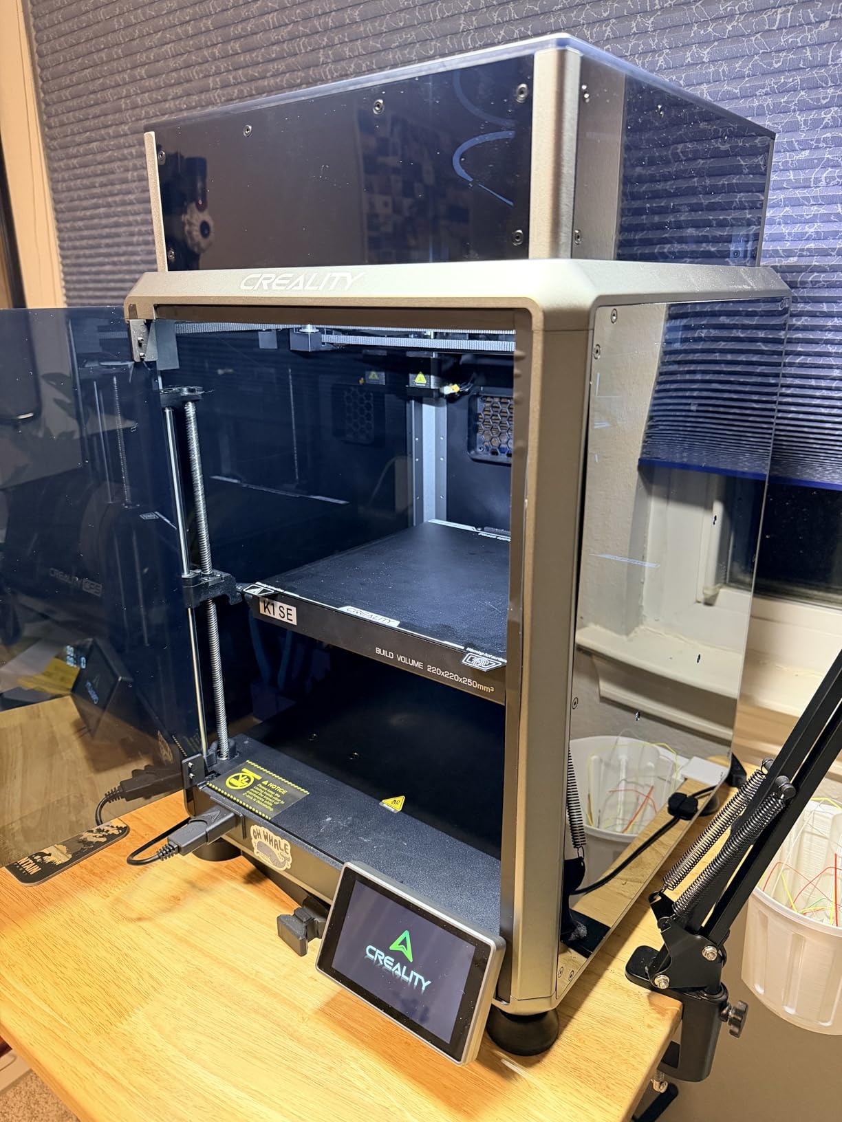 Creality Official K1 SE K2 SE Enclosure,Professional Dustproof Tent Constant Temperature Protective Cover Noise Reduce Transparent Tent for K1 SE /K2 SE 3D Printer customer photo 1