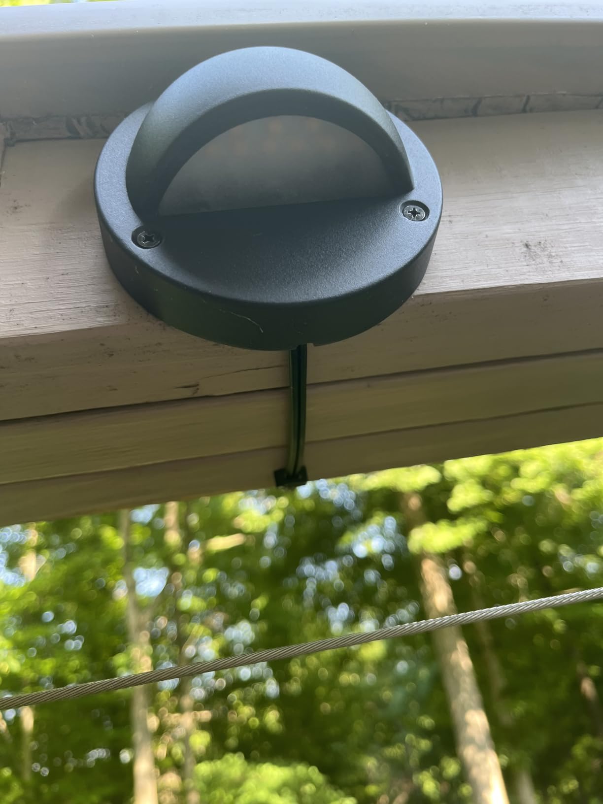 SUNVIE 8-Pack Low Voltage Deck Lights Kit with 60W Transformer & 100FT Wire | 5W LED Landscape Lights, 3000K, 12-24V AC/DC, with Fastlock2 Connectors, All-In-One, Deck Step Lights for Fence Post Patio customer photo 2