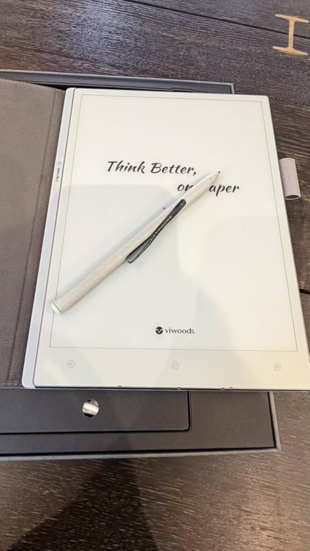 VIWOODS Upgraded Bundle with AiPaper, Stylus Pro and 5 Nibs, Carta 1300 AI E Ink Tablet, 10.65'' 300PPI Electronic Notebook with Pen, Ultra-Thin 4.5mm, Lightweight 370g, 128GB Note-Taking Device customer photo 2