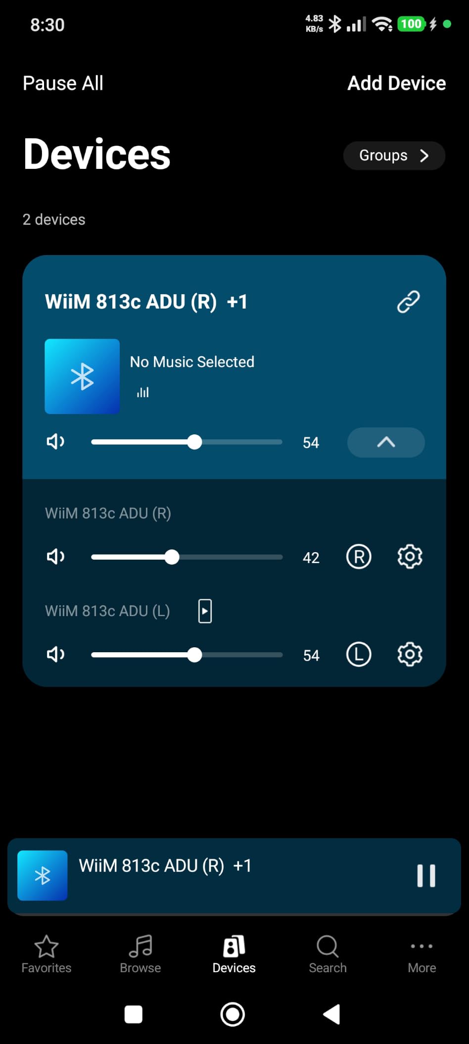 WiiM Sound Smart Speaker with Hi-Res Audio, WiFi and Touchscreen, White customer photo 2