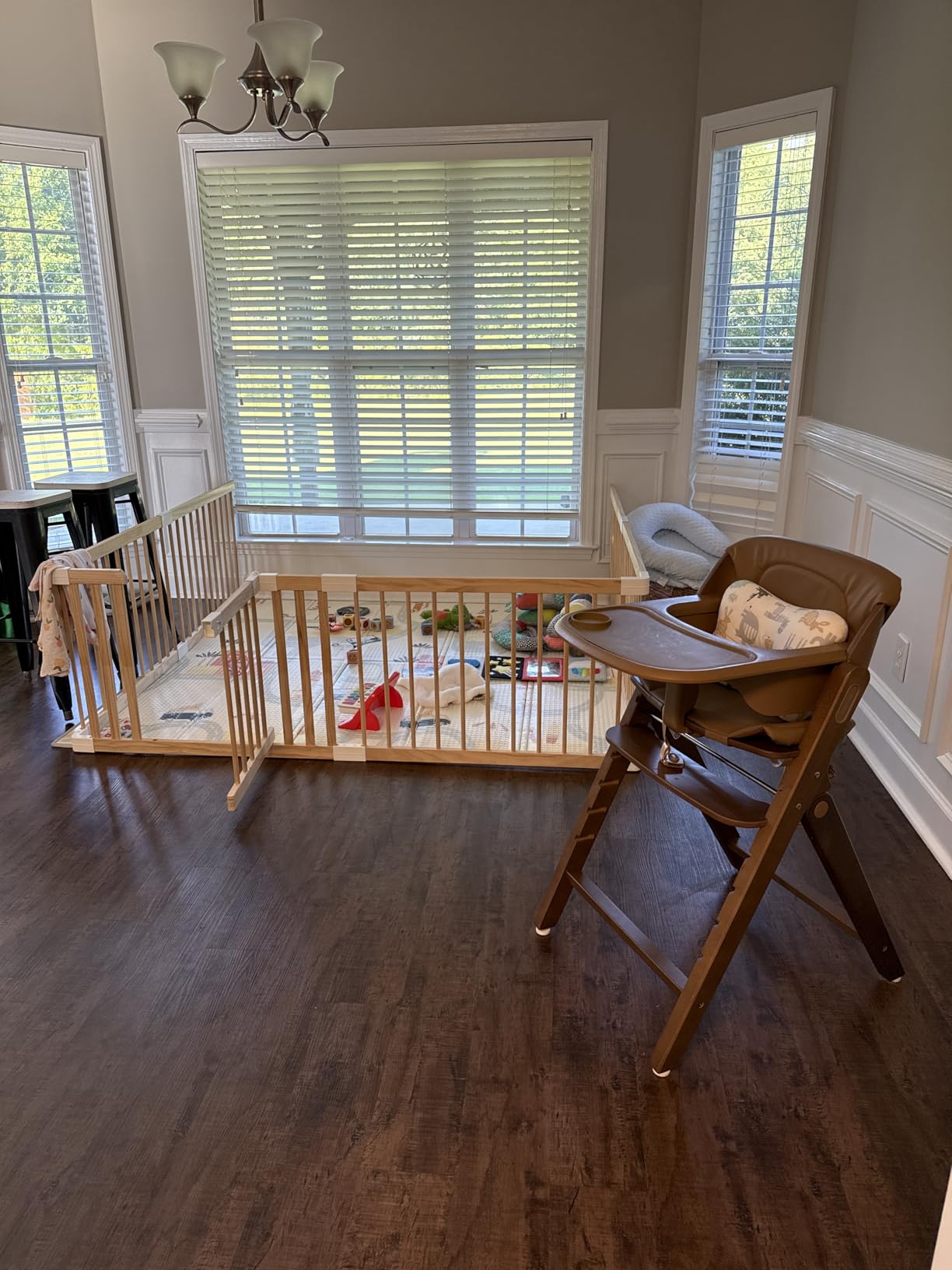 Mamazing GrowPod Pro Wooden Baby High Chair for 6 Months to 220lbs customer photo 2