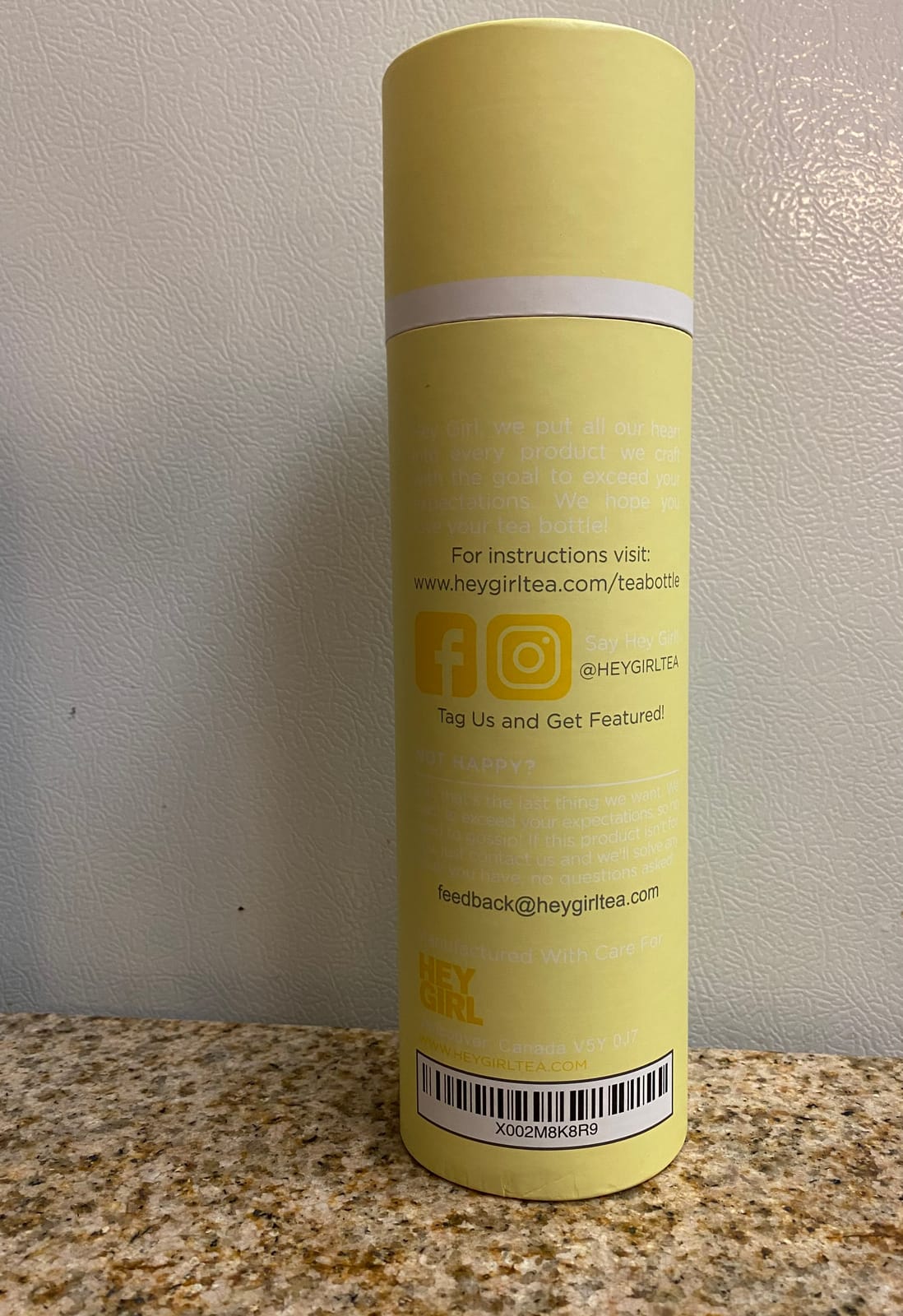 Hey Girl Tea Infuser Bottle 450ml - Insulated Stainless Steel Water Bottle - Tea Tumbler with Tea Diffuser - Portable Travel Mug for Loose Leaf Tea & Infused Water, Pink customer photo 1