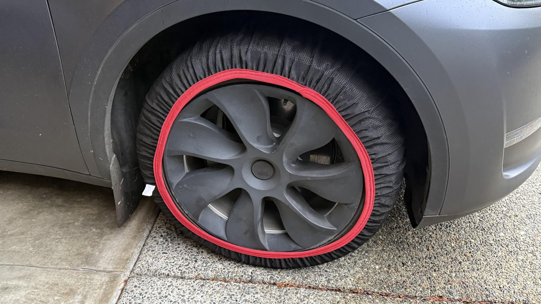Snow Socks for Tires | Alternative for Tire Snow Chains | Ultra Grip Series | Reusable Snow Traction Device for Passenger Cars SUVs Trucks Winter Emergency Accessory | Safe Winter Driving customer photo 1