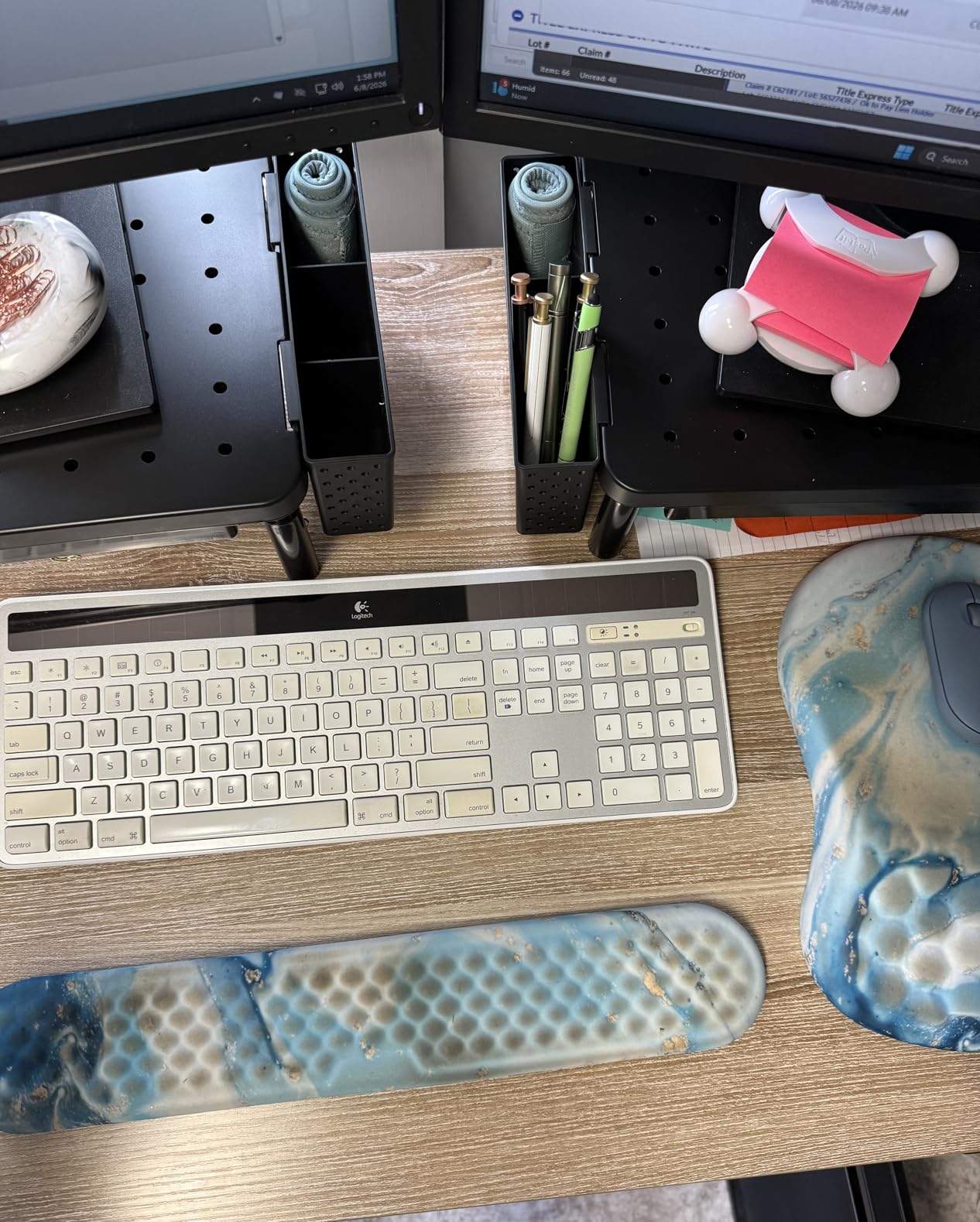 WALI Computer Monitor Stand with Storage and Pen Holder customer photo 2