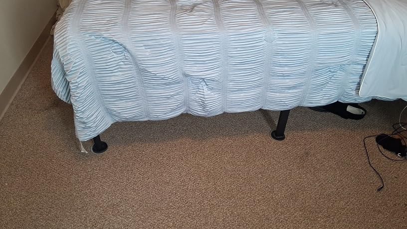 Snuggle Sac Cooling Comforter Queen Size – Q-Max 0.43 Striped Cooling Blanket for Hot Sleepers&Night Sweats, Light Breathable Summer Blanket, Dual-Sided Silk-Smooth, 90x90 Inches, Haze Blue customer photo 1