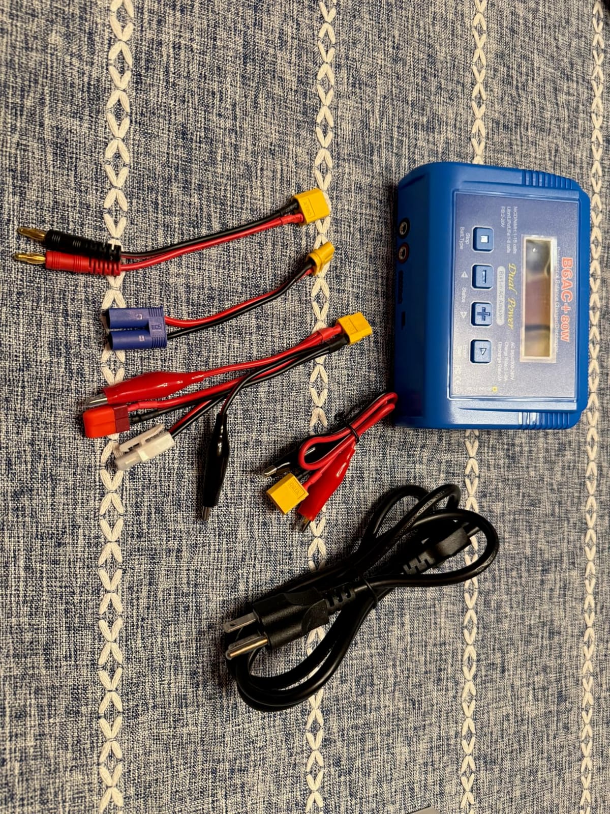 LiPo Charger 80W 6A Fast Balance Battery Chargers for RC Car Boat Drone customer photo 1