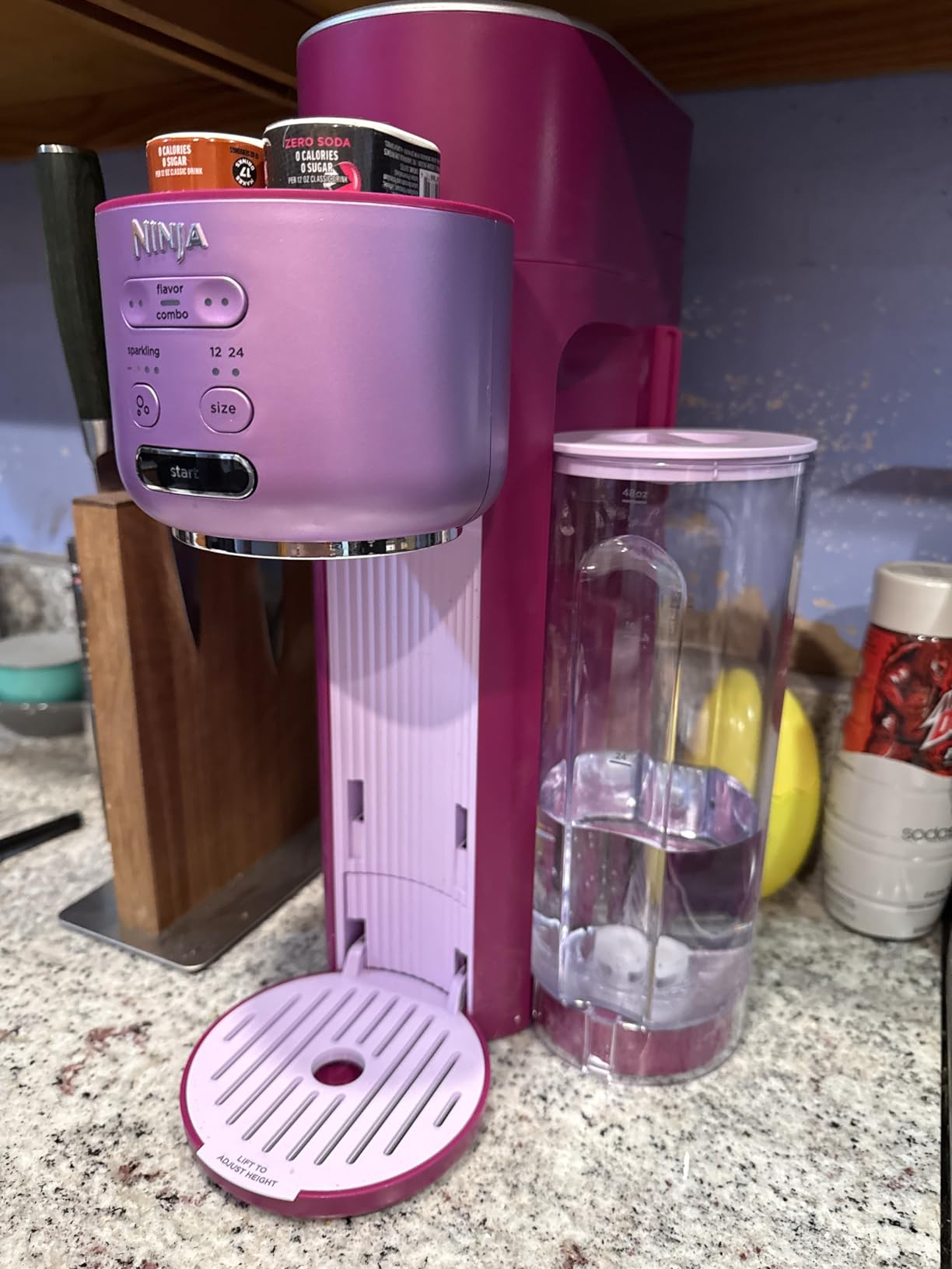Ninja Thirsti Ultimate Drink System, Soda Maker, Cyberspace, WC3001BL2 customer photo 2