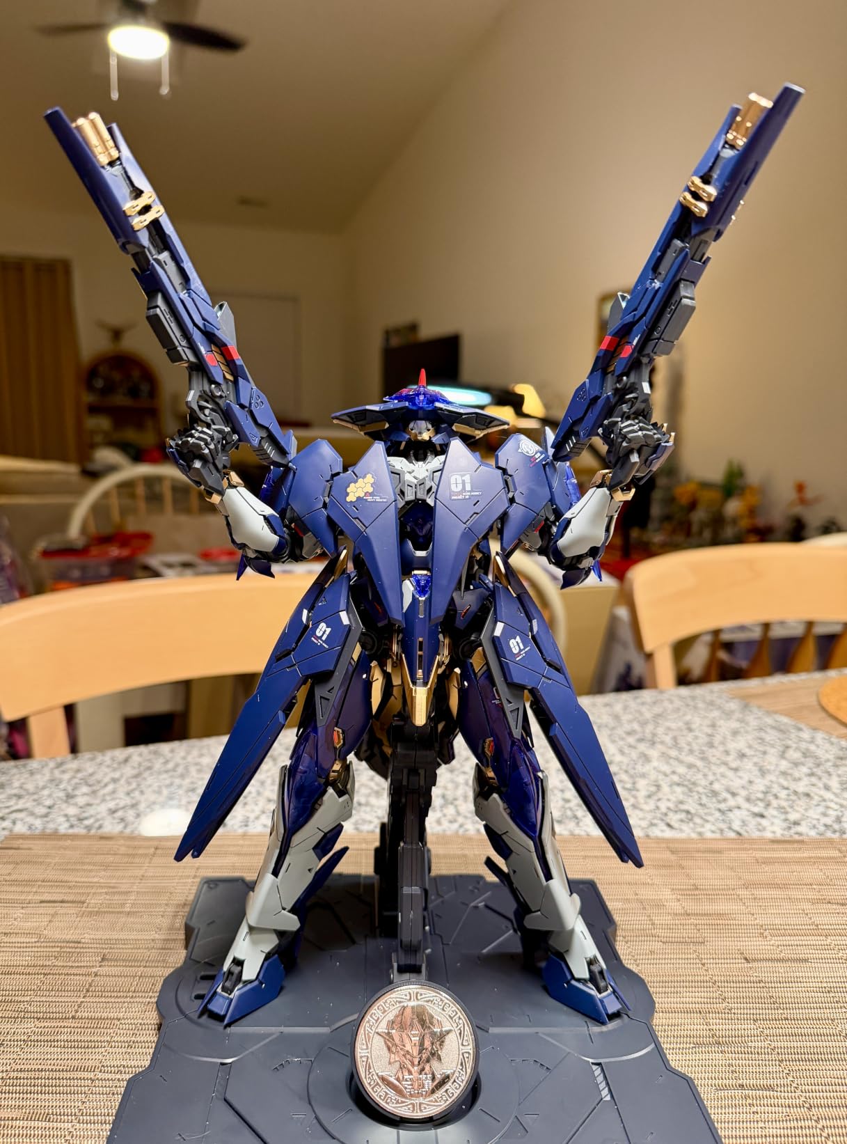 ARDENTIS & DLKHOBBY Model Kit Mecha 1/100 Universal Space Type Ikaruga | 1PCS/9.75'' ABS & PVC Model Kit with Assembly Instructions Mecha Fans Collectible Unique Figure Gift for Festival Age 15+ customer photo 2