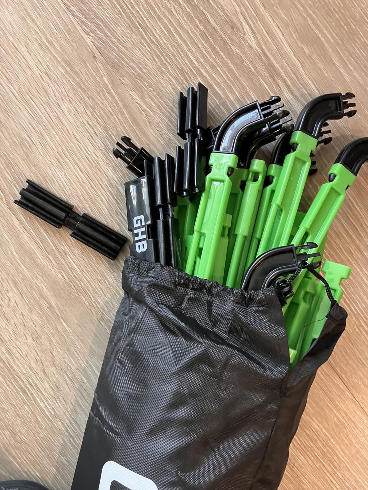 GHB Hex Agility Rings Speed Rings with Carrying Bag 6 Set | Portable Hexagon Rings, Agility Ladder for Agility Footwork Training customer photo 1
