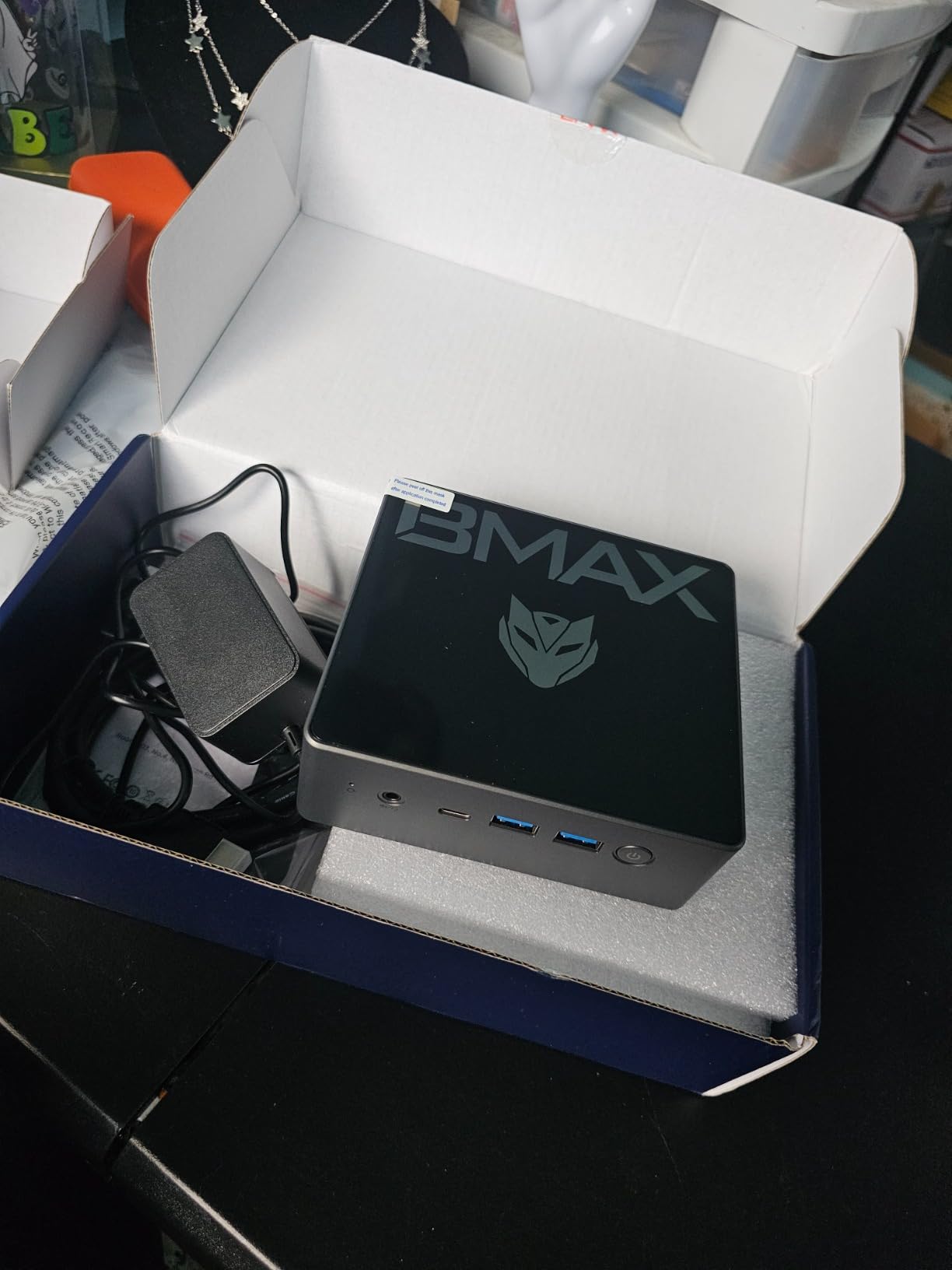 Bmax Mini PC B4 Ultra, Intel N150 (Up to 3.6GHz) 12GB LPDDR5 512GB SSD, Windows 11 Mini Desktop Computer, Dual 4K HDMI 2.1, WiFi 5, BT 5.0, USB-C – Small PC for Streaming, HTPC & Digital Signage customer photo 2