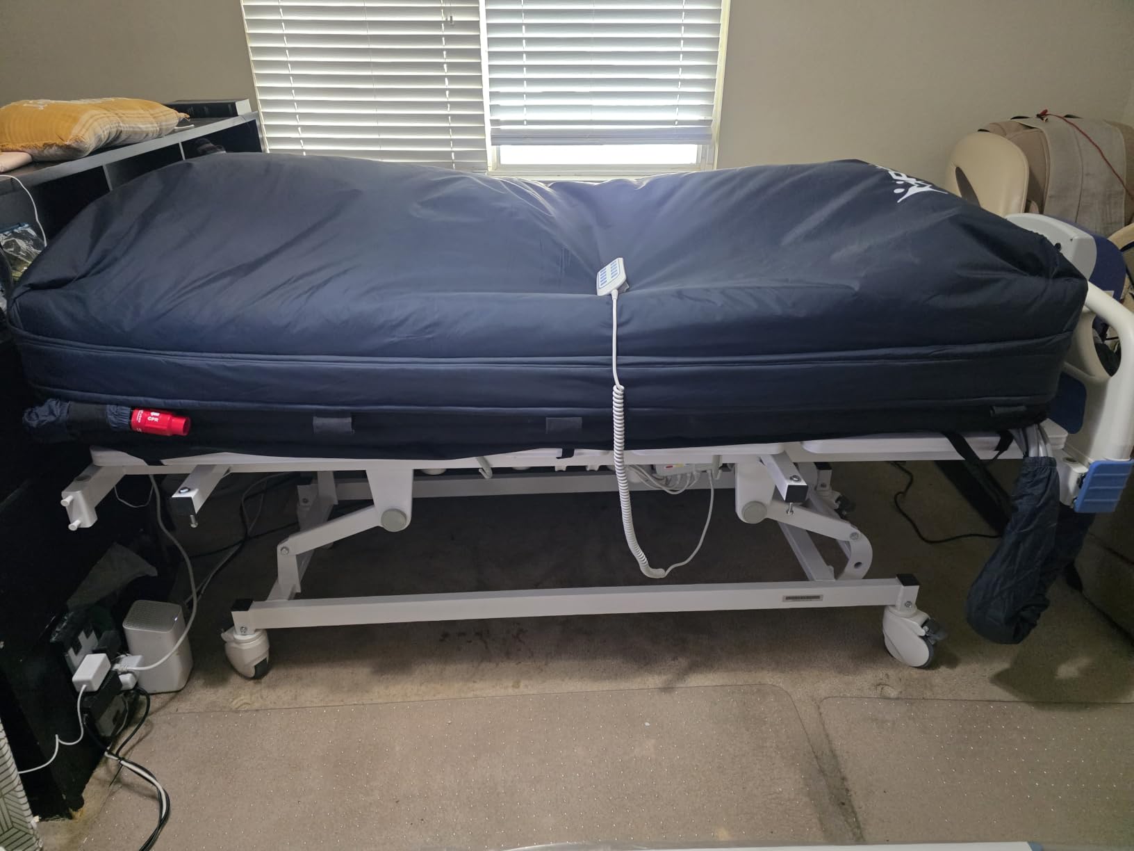 Premium Full Electric Hospital Bed for Home Use, 5 Function Medical Bed with 4.7