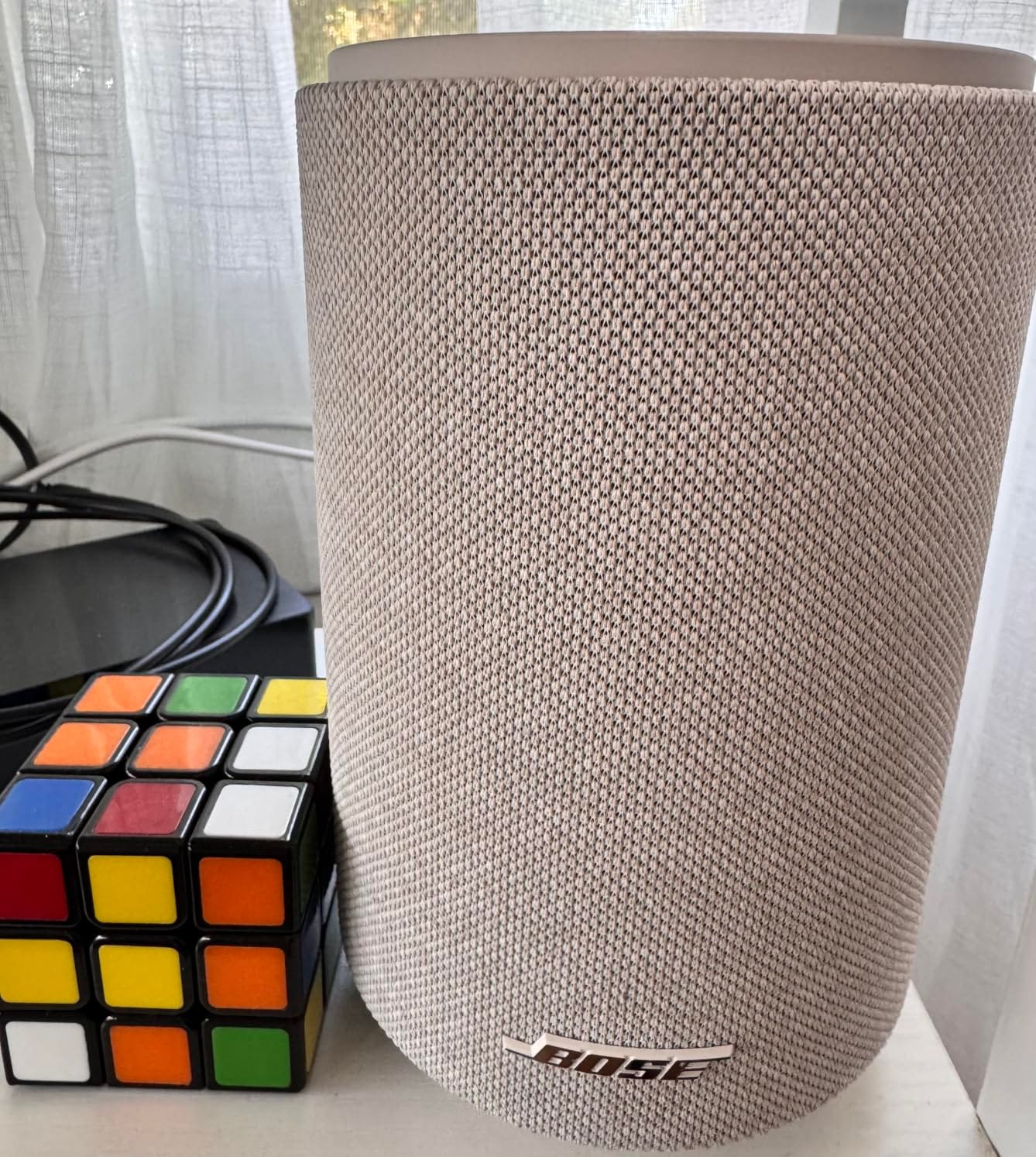 Bose New Lifestyle Ultra Speaker, Wireless Home Speaker, TrueSpatial Audio, CleanBass, AirPlay & Google Cast, White Smoke customer photo 1