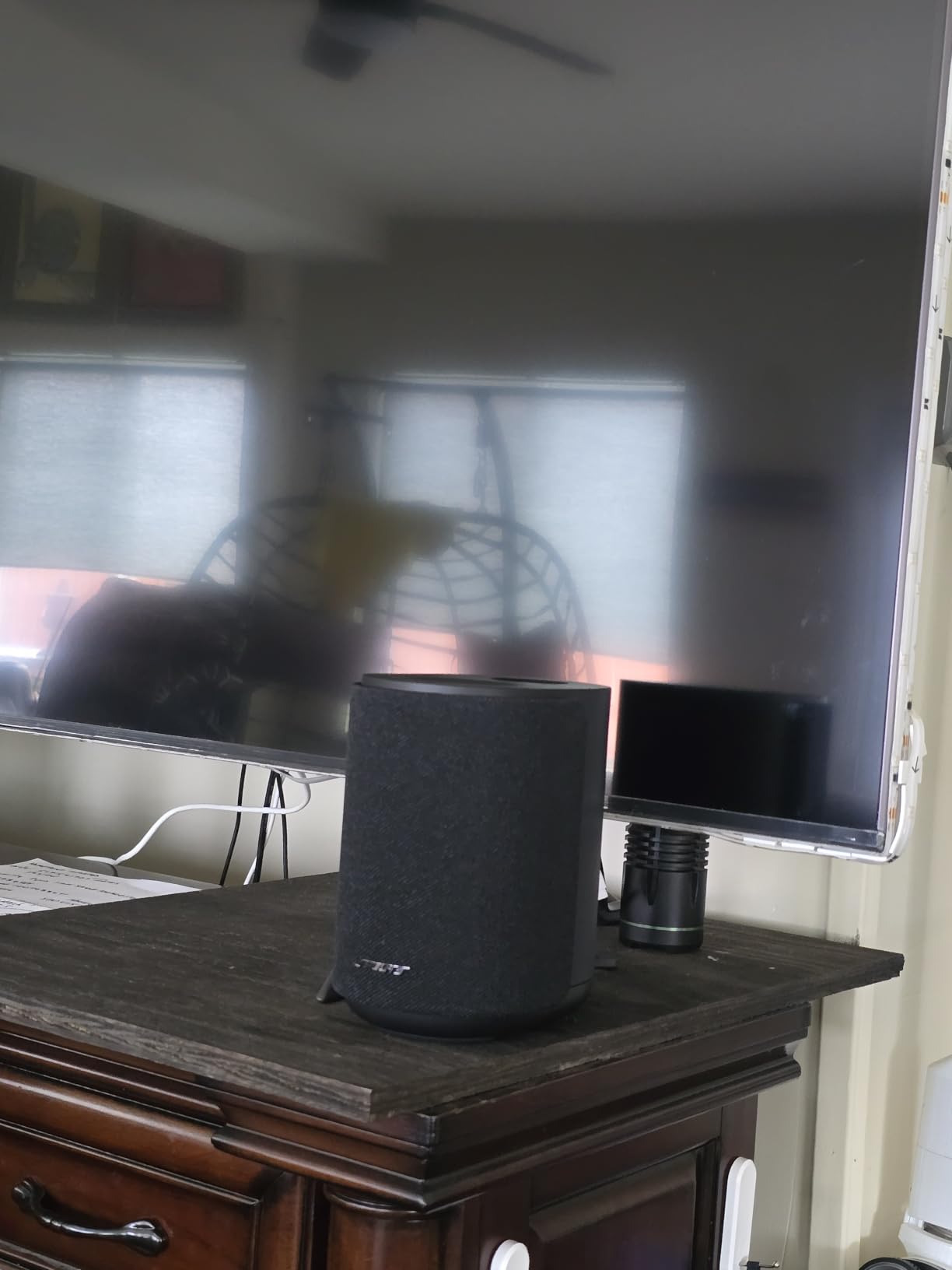 Bose New Lifestyle Ultra Speaker, Wireless Home Speaker, TrueSpatial Audio, CleanBass, AirPlay & Google Cast, White Smoke customer photo 2