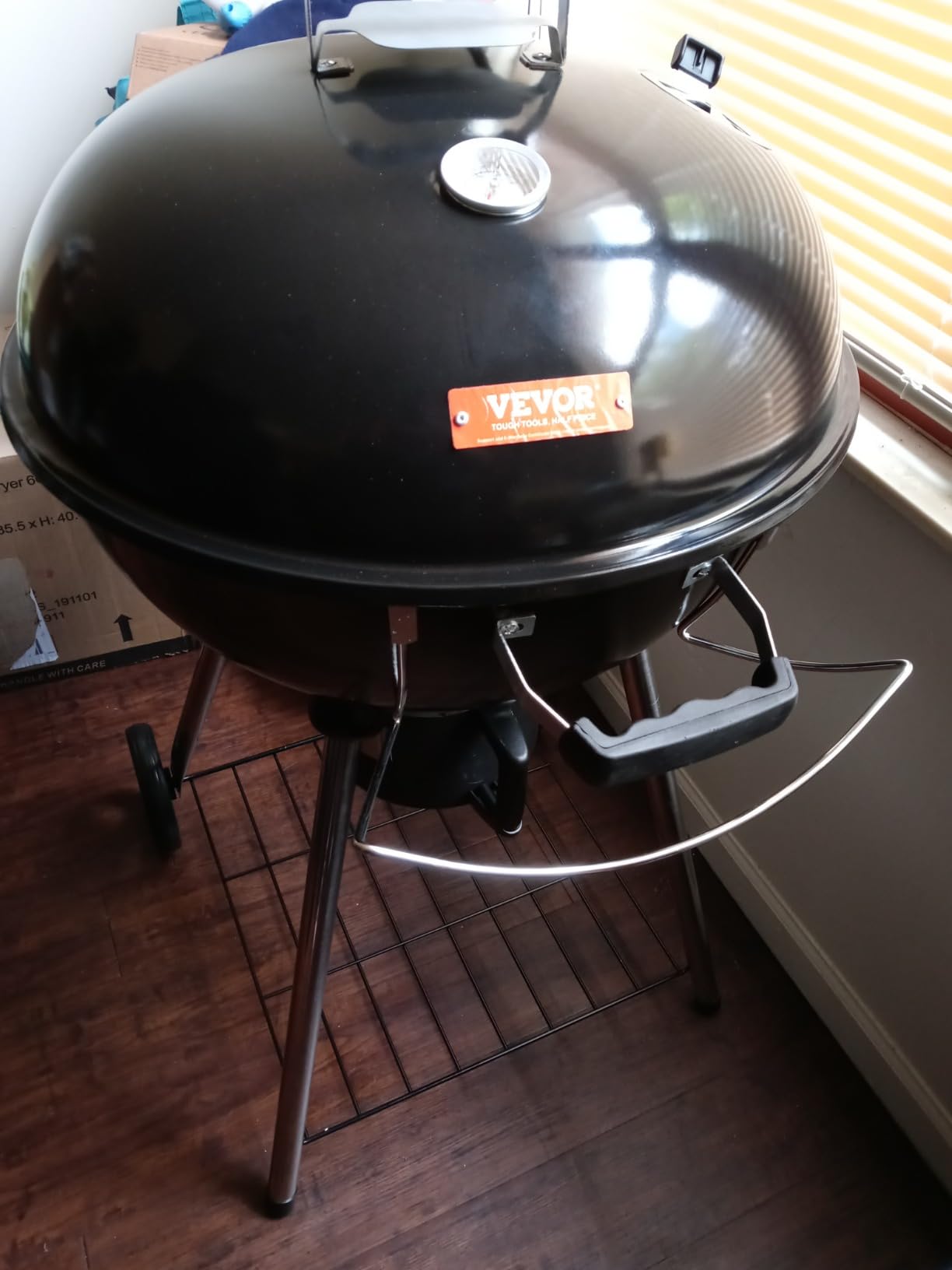 VEVOR Charcoal Grill, 780 sq.in. Extra-Large Charcoal Barbecue Grill with 2 Liftable Charcoal Trays & Folding Side Tables customer photo 1
