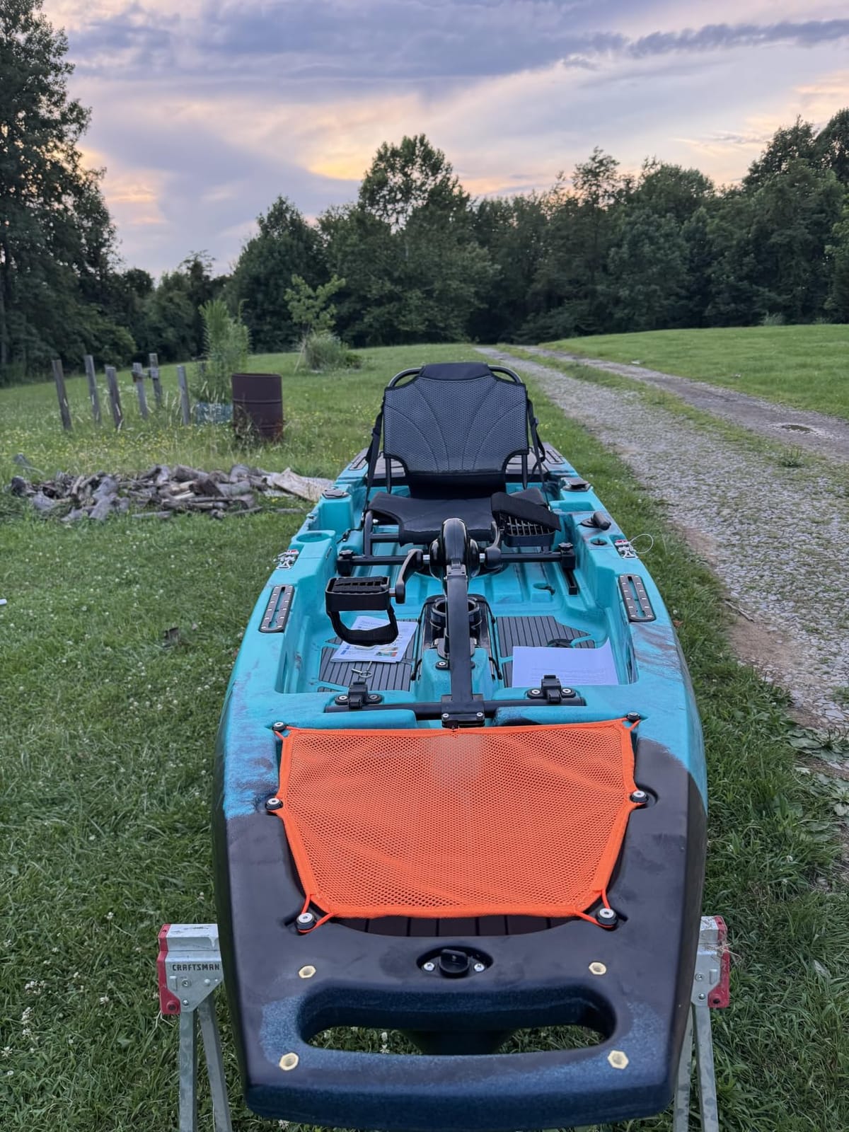 Albott Modular Fishing Kayak with Drive System & Durable HDPE, Customizable customer photo 1