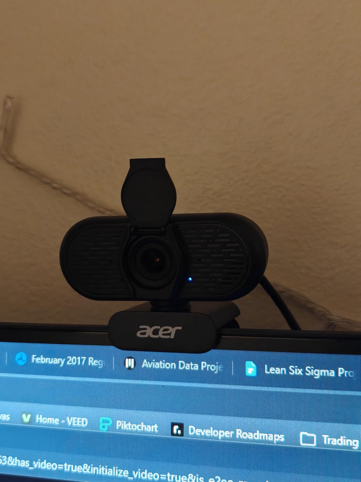 Acer A640 4K Webcam with AI Noise Canceling Mic for Streaming Meetings customer photo 2