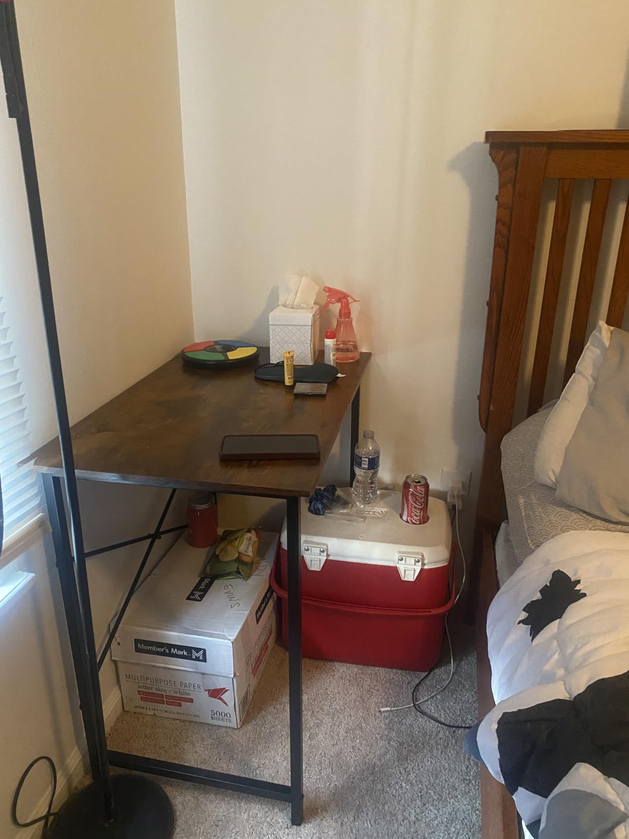 DUMOS 32 Inch Small Computer Desk, Gaming Desks for Home Office Bedroom customer photo 2