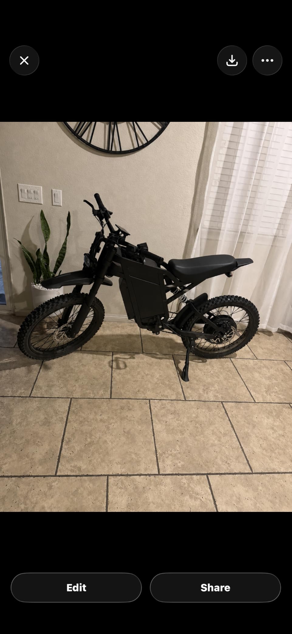 COSWHEEL R6000 Electric Dirt Bike, 7000W Peak Motor Electric Motorcycle customer photo 1