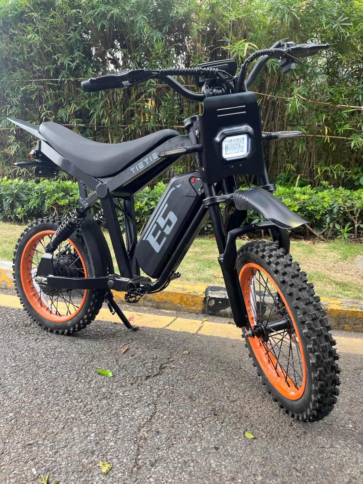 Electric Dirt Bike, 1500W Peak Electric Motorcycle with 48V 20AH Battery, Full Disc Brake and Suspensions, 50-Mile Range, 32 MPH, LCD Display & NFC Start, Off-Road E Dirt Bike customer photo 2