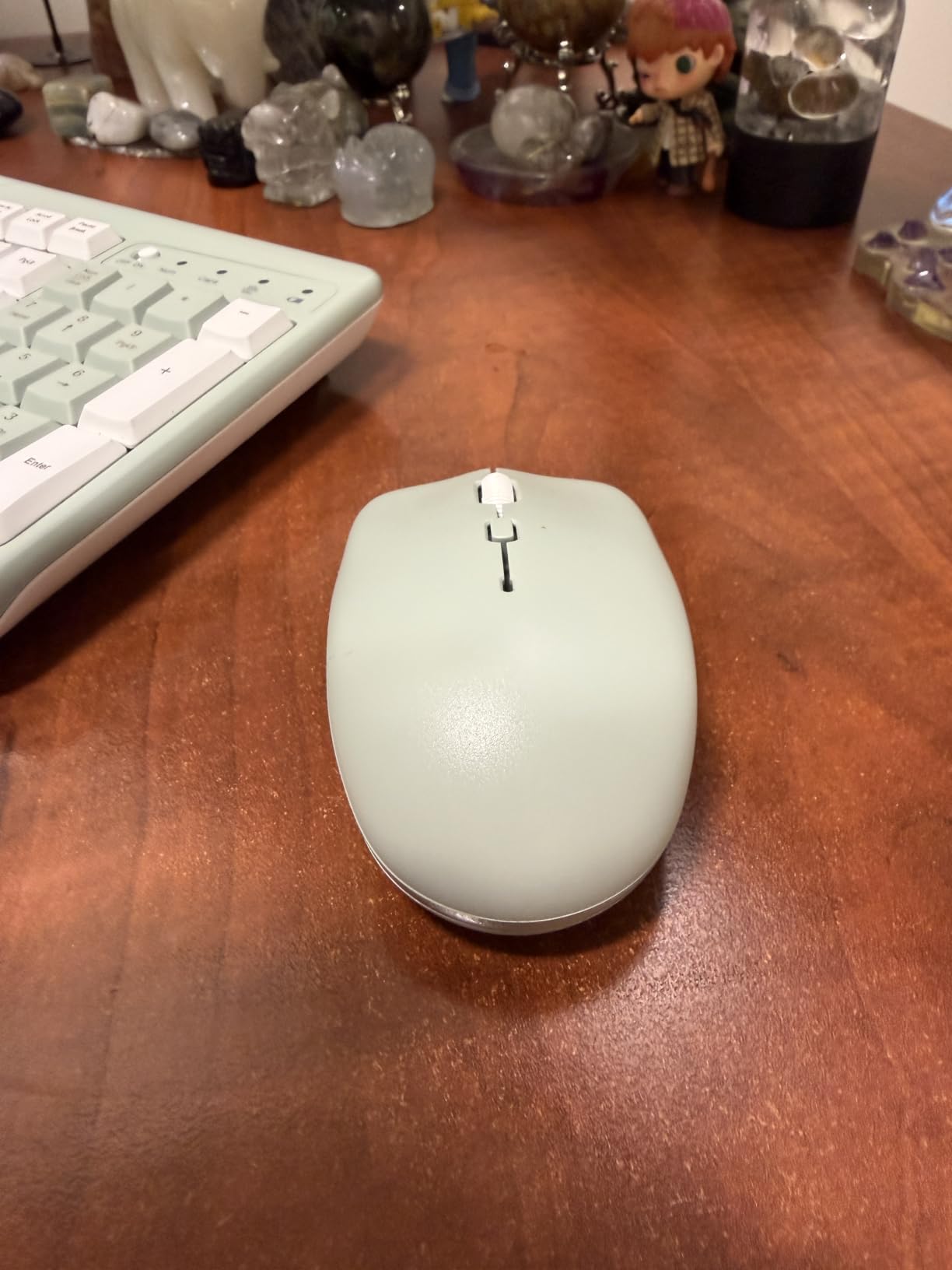 Wireless Keyboard and Mouse Combo Silent Ergonomic Curved Design for Office customer photo 2
