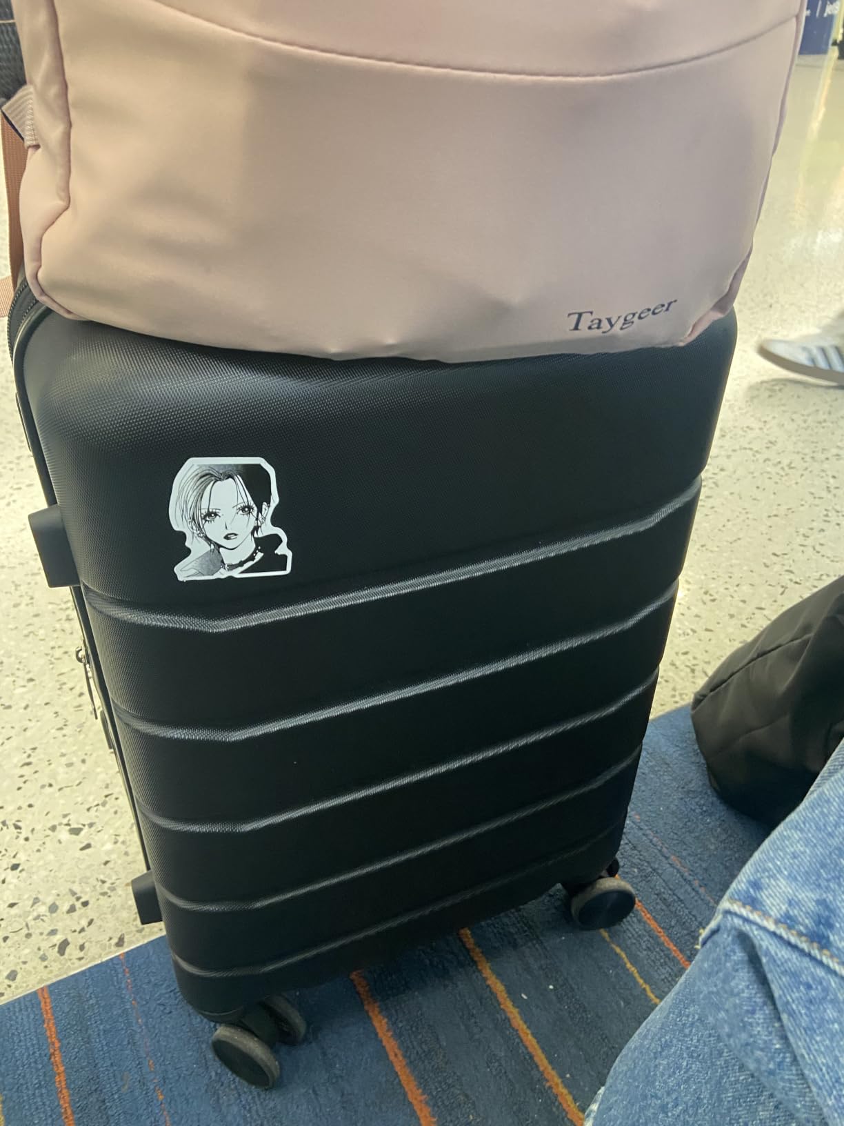 Sweetcrispy 28 Inch Checked Luggage, Suitcase with Spinner Wheels customer photo 2