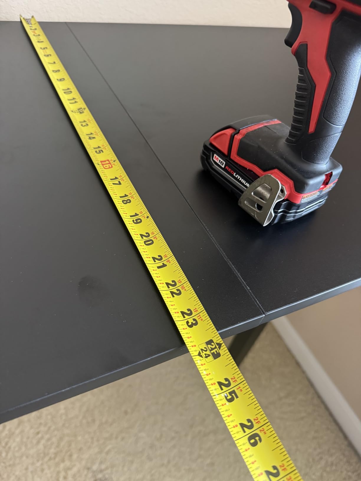 ErGear 63″ L Shaped Standing Desk Electric Adjustable Height, Light Vintage customer photo 2