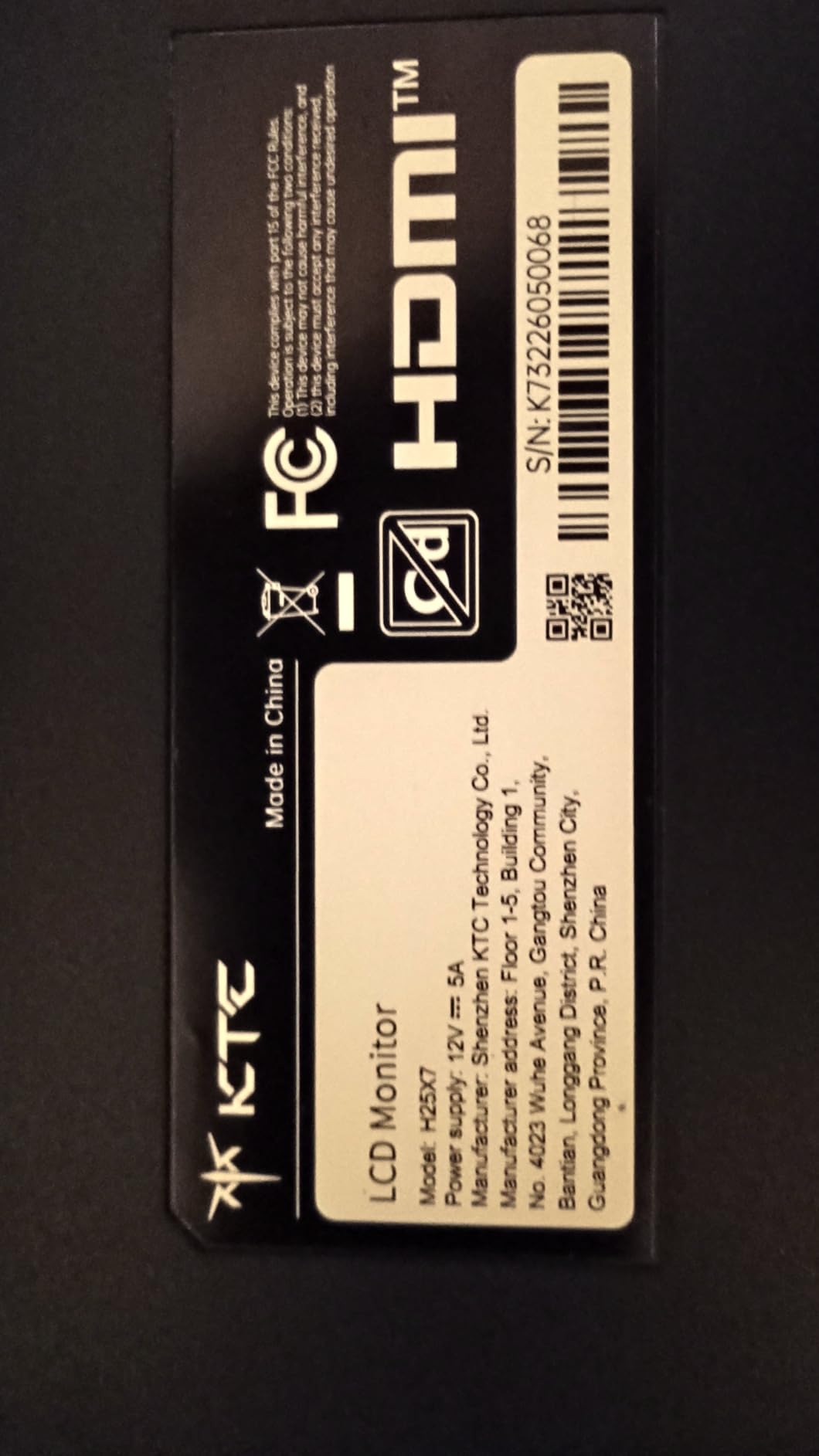 KTC 27 Inch 240Hz Gaming Monitor 2K, QHD Monitor 275Hz Fast IPS, H27E6S customer photo 1
