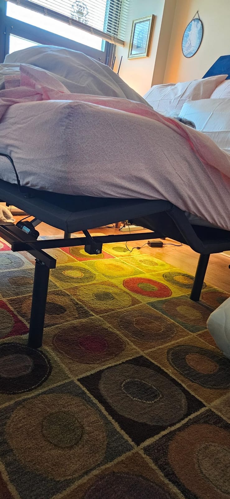 Marsail Adjustable Bed Frame Queen Electric Base, Head & Foot Incline customer photo 1