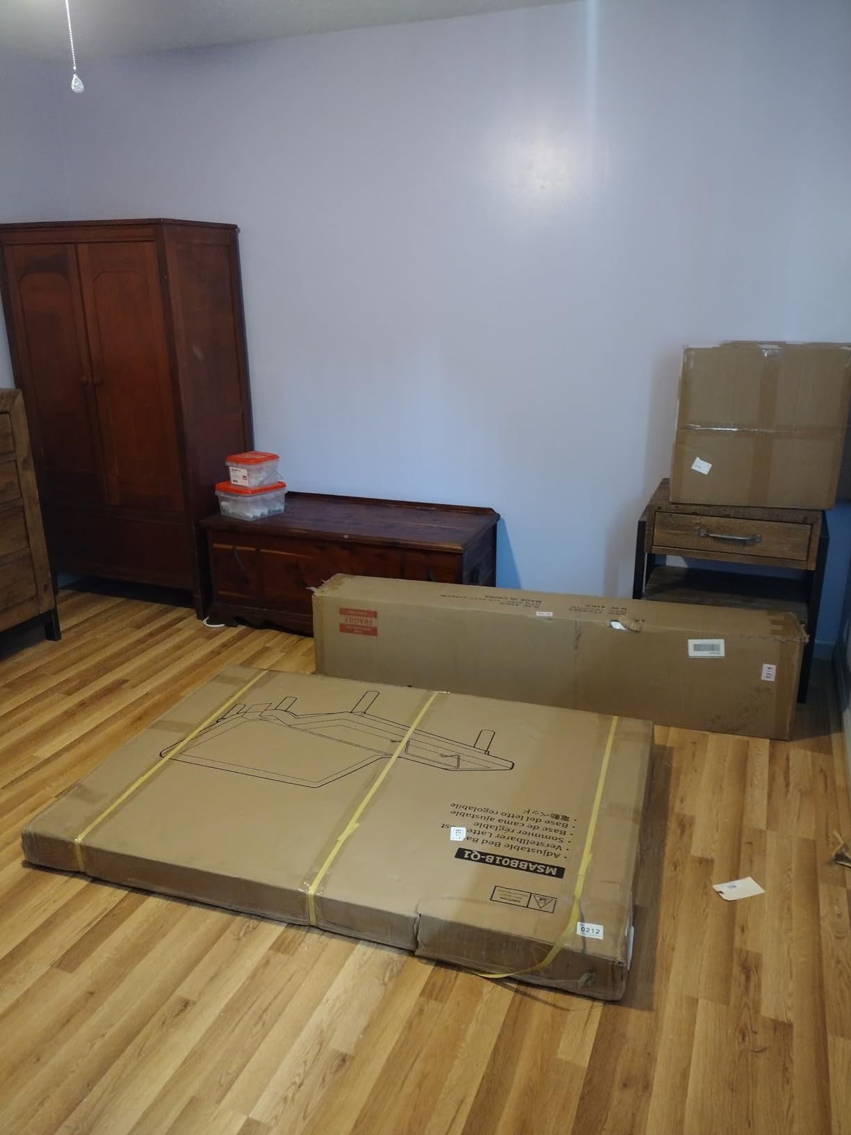 Marsail Adjustable Bed Frame Queen Electric Base, Head & Foot Incline customer photo 2