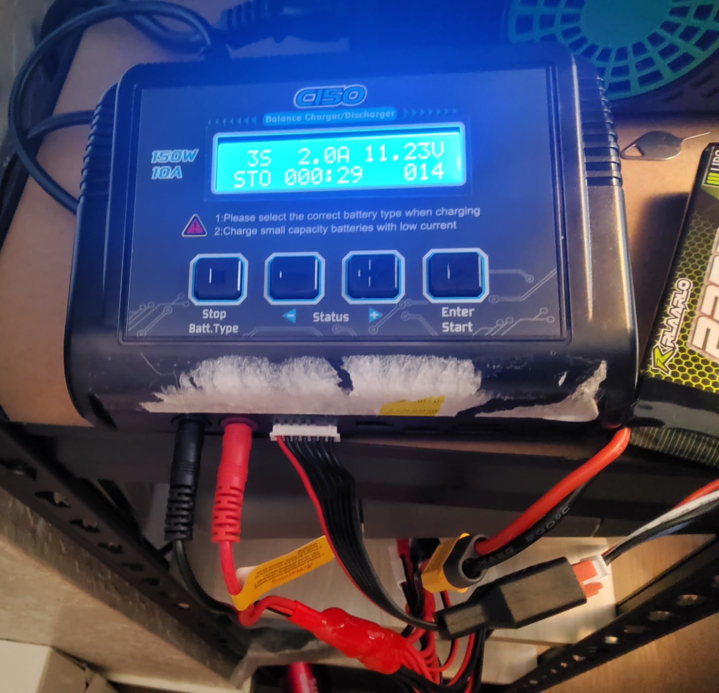 LiPo Battery Charger, 150W 10A Balance Fast Charger for RC Car Drone customer photo 2