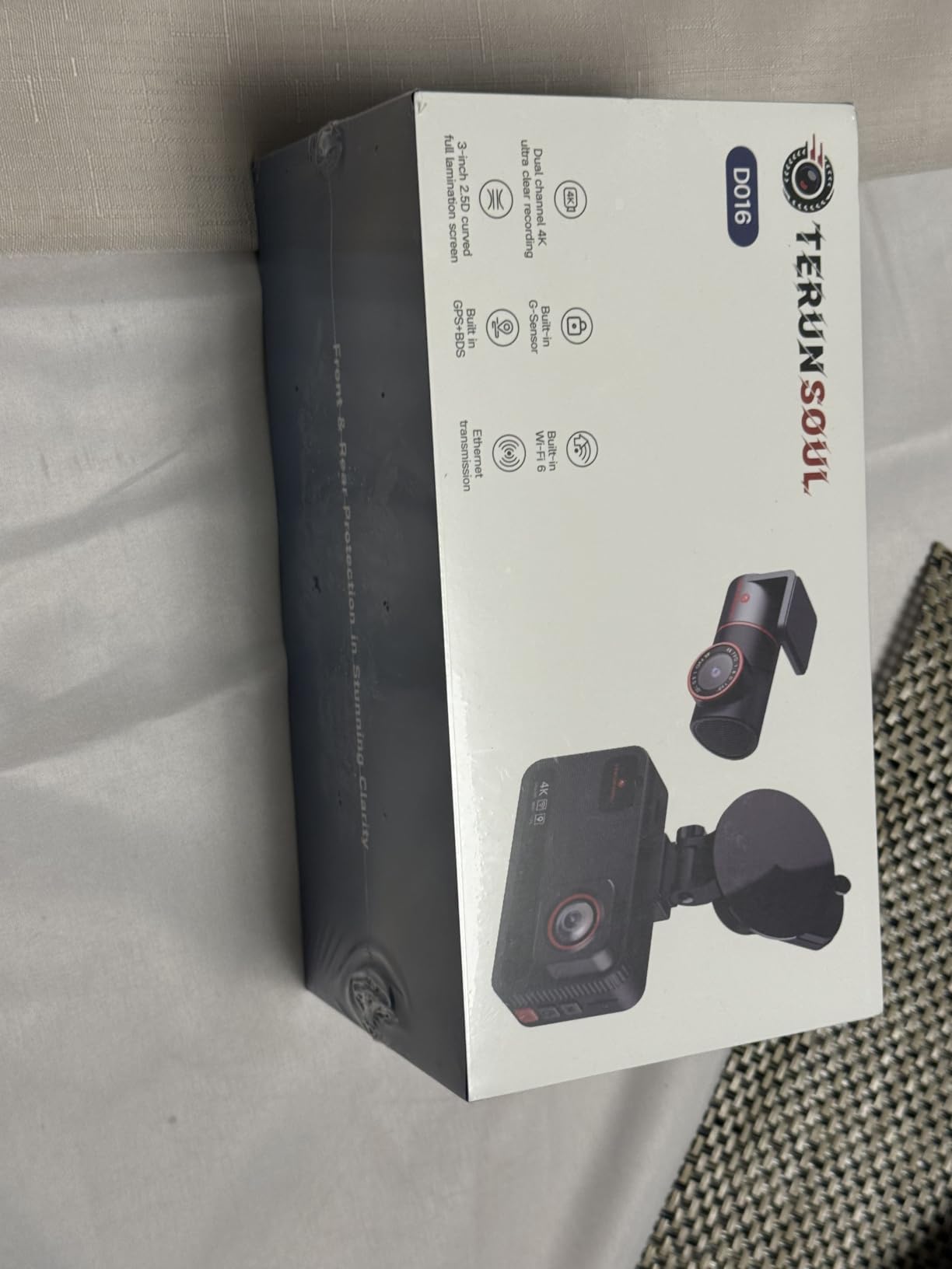 4K+4K Dual Dash Cam Front and Rear, Free 128GB Card, Starlight Night Vision | Dual-Channel Recording, 5.8GHz WiFi, 20MB/s Download Speed, GPS, 3