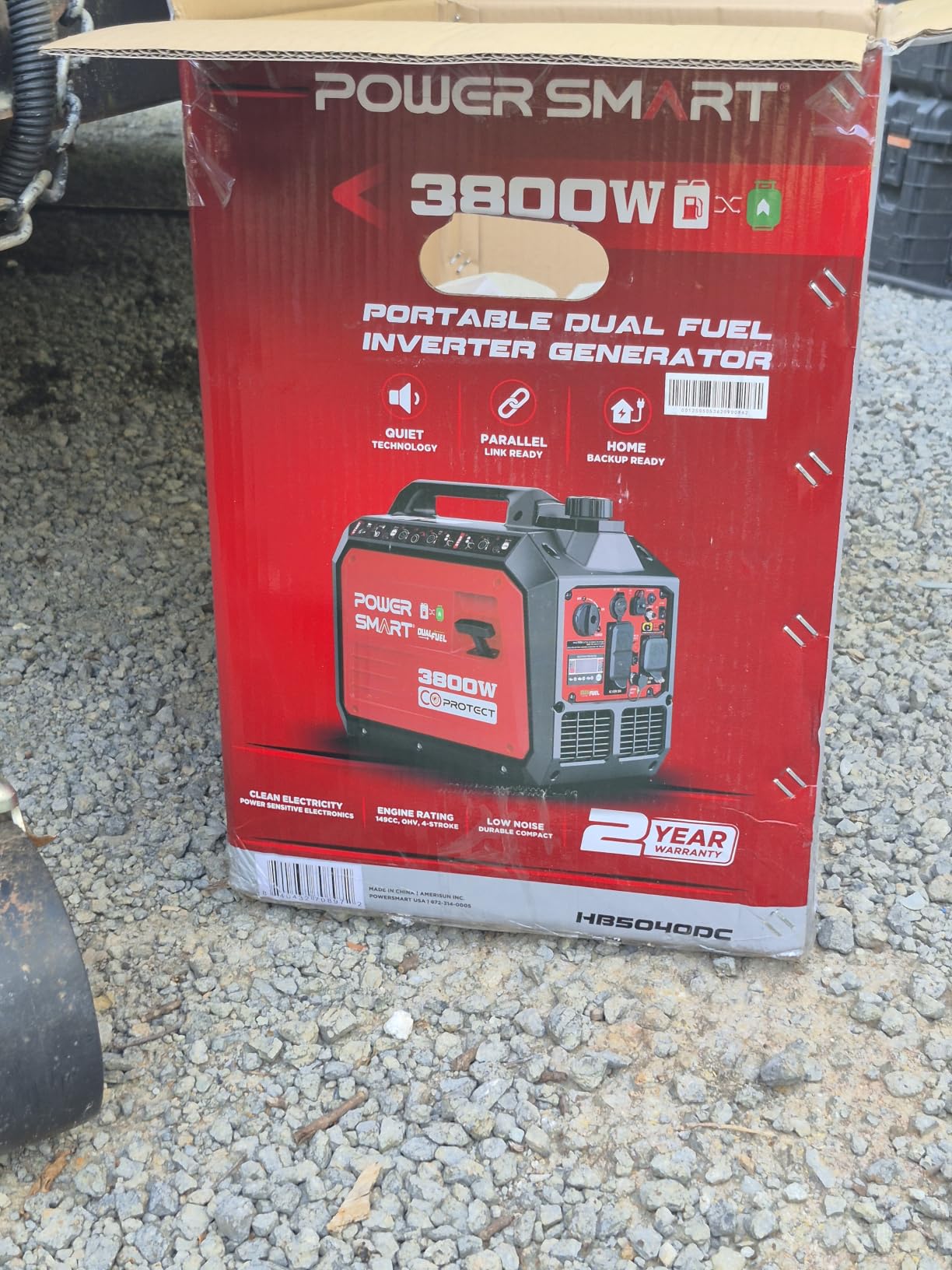 PowerSmart 3800 Watt Portable Inverter Generator for Home Use customer photo 1
