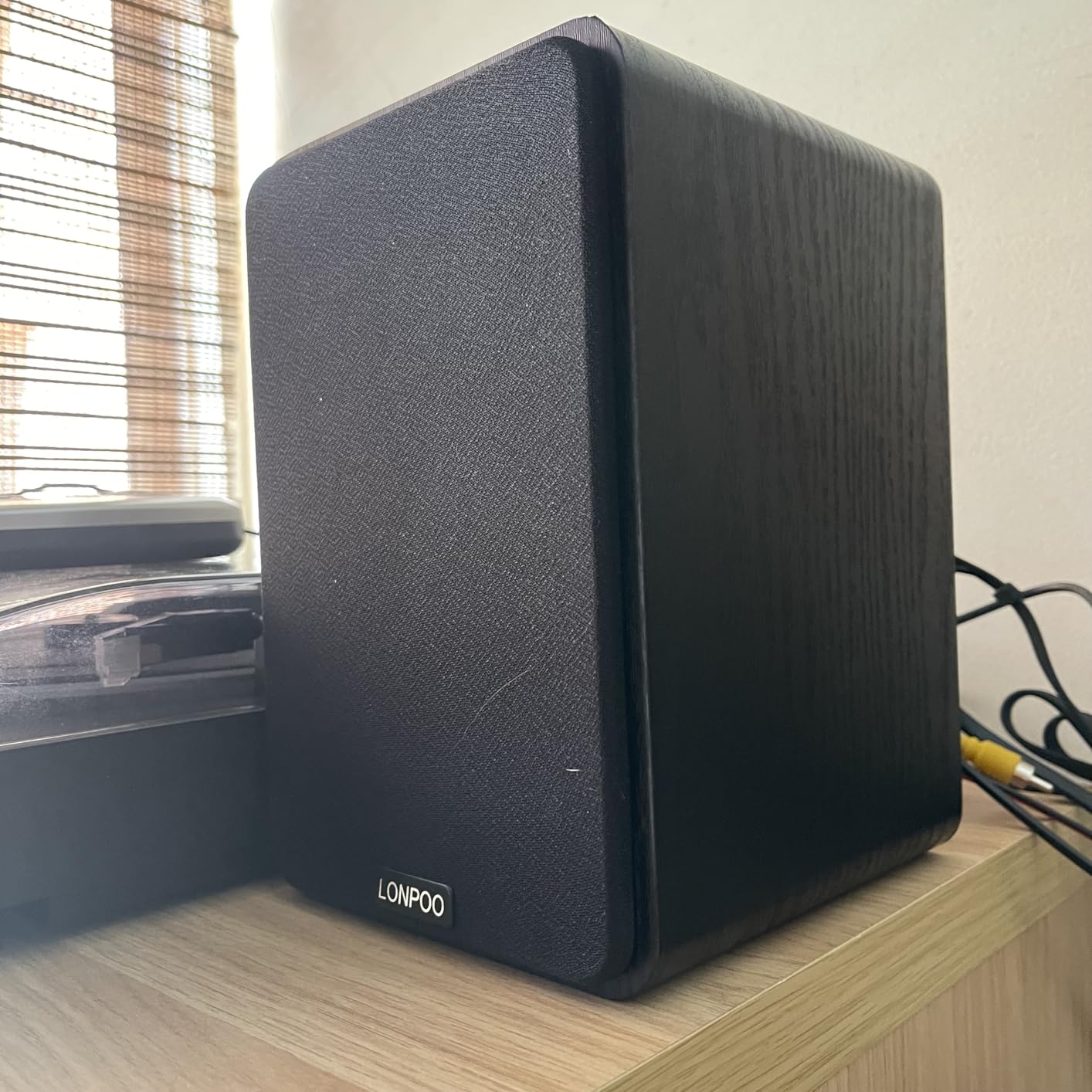 LONPOO 100W HiFi Active Bookshelf Speakers with Bluetooth customer photo 2