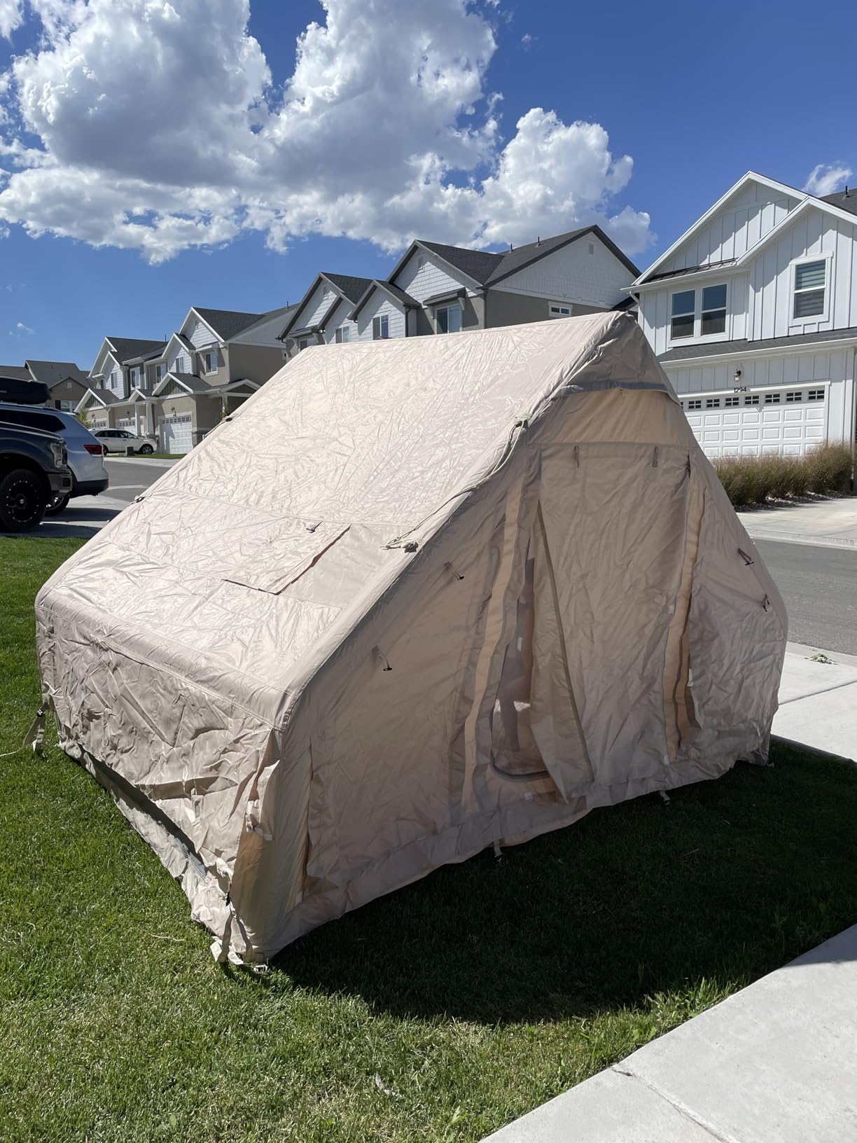 Inflatable Tent Camping Tent 6/8/10 Person | Blow Up Hot Tent with Stove Jack customer photo 1