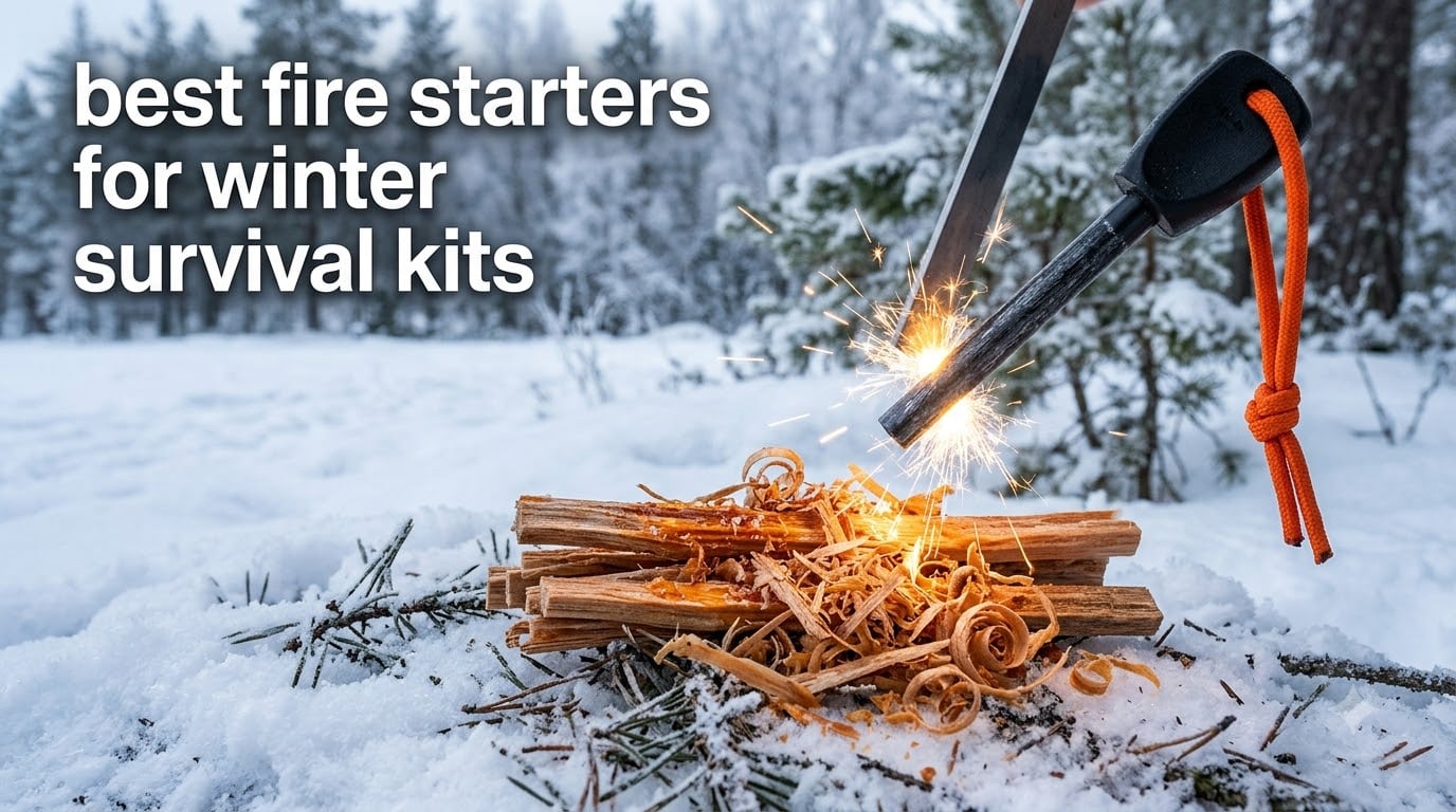 best fire starters for winter survival kits