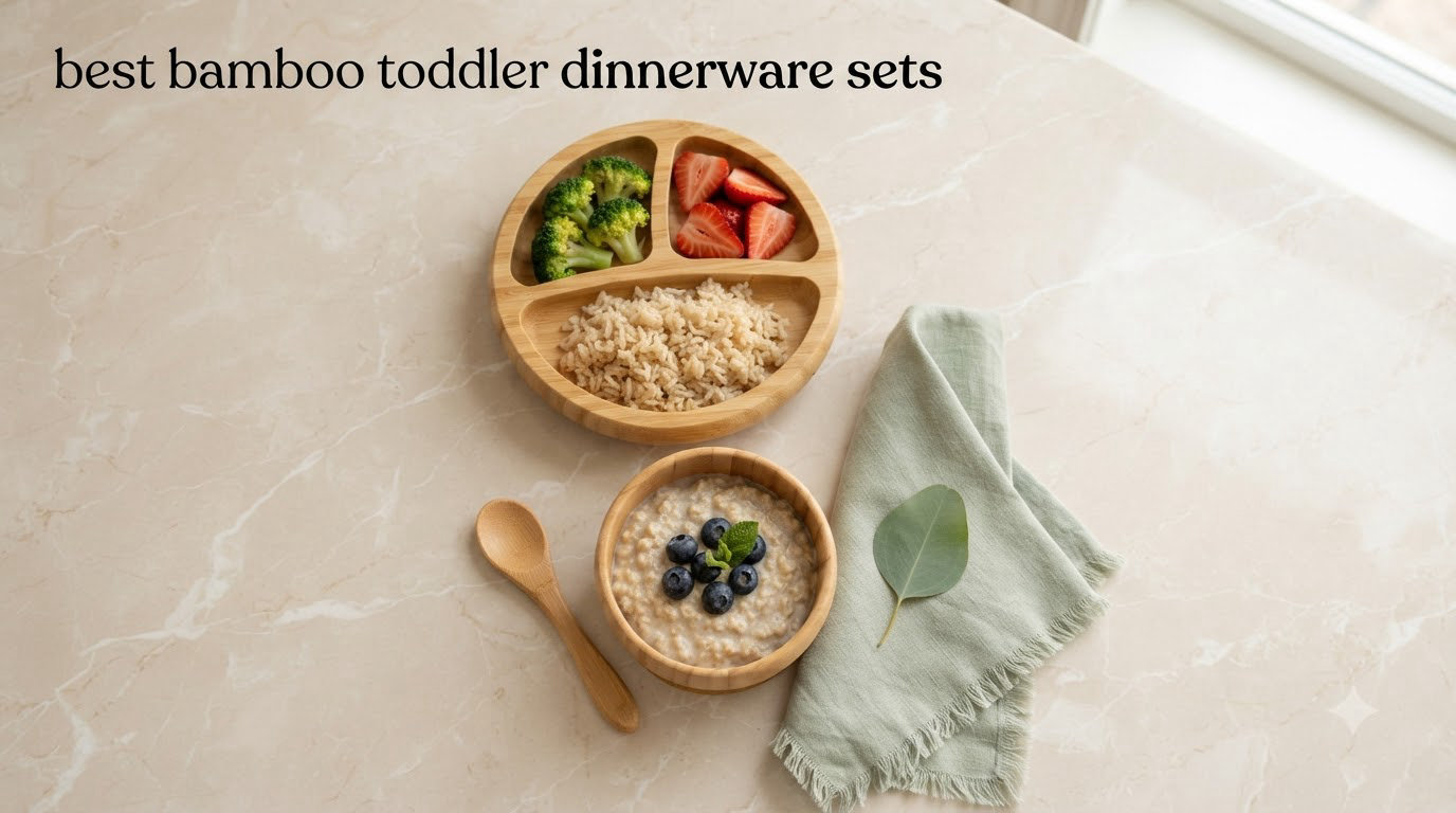 best bamboo toddler dinnerware sets